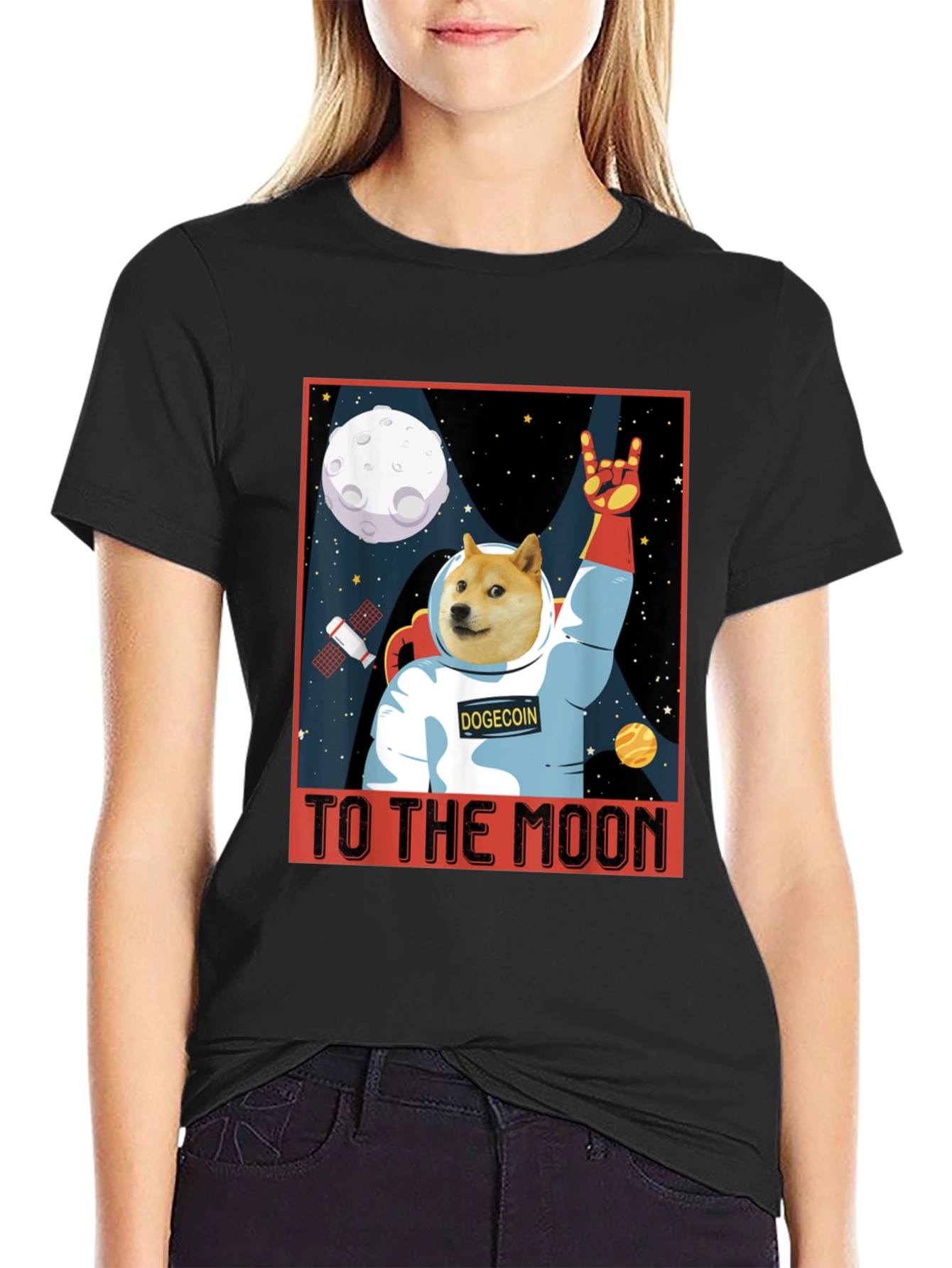 Dogecoin To The Moon T-Shirt