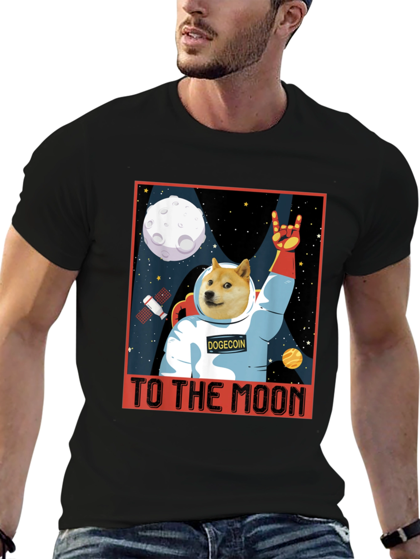 Dogecoin To The Moon T-Shirt