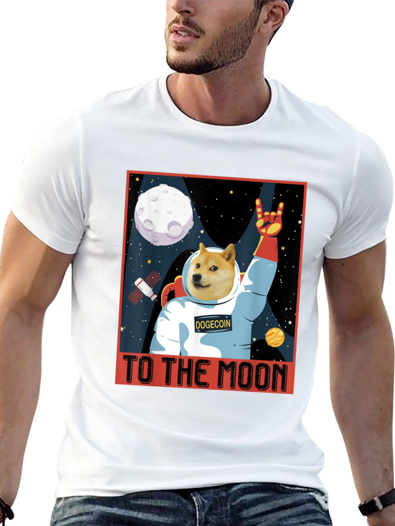 Dogecoin To The Moon T-Shirt