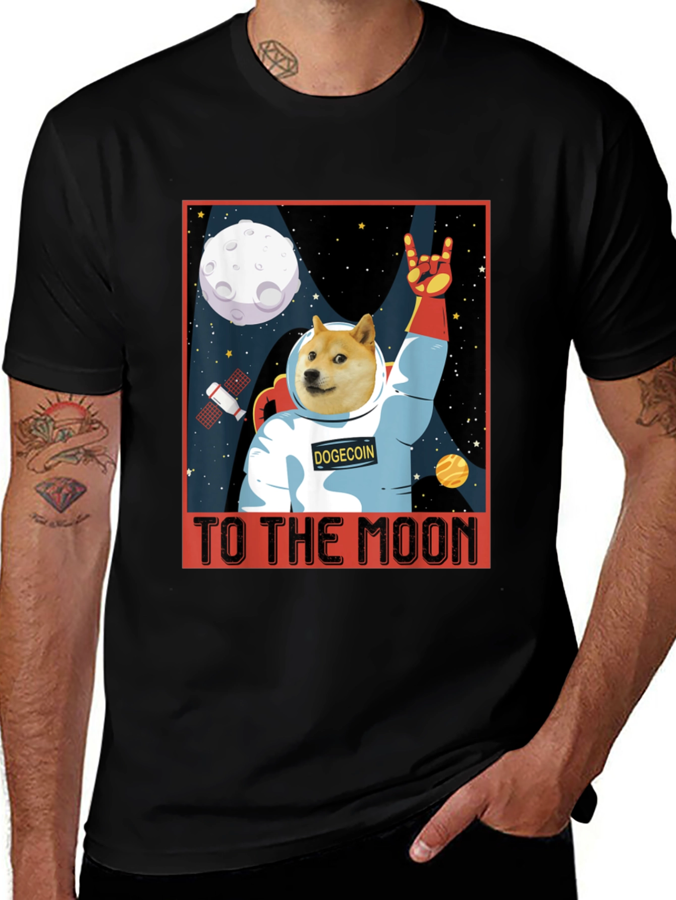 Dogecoin To The Moon T-Shirt