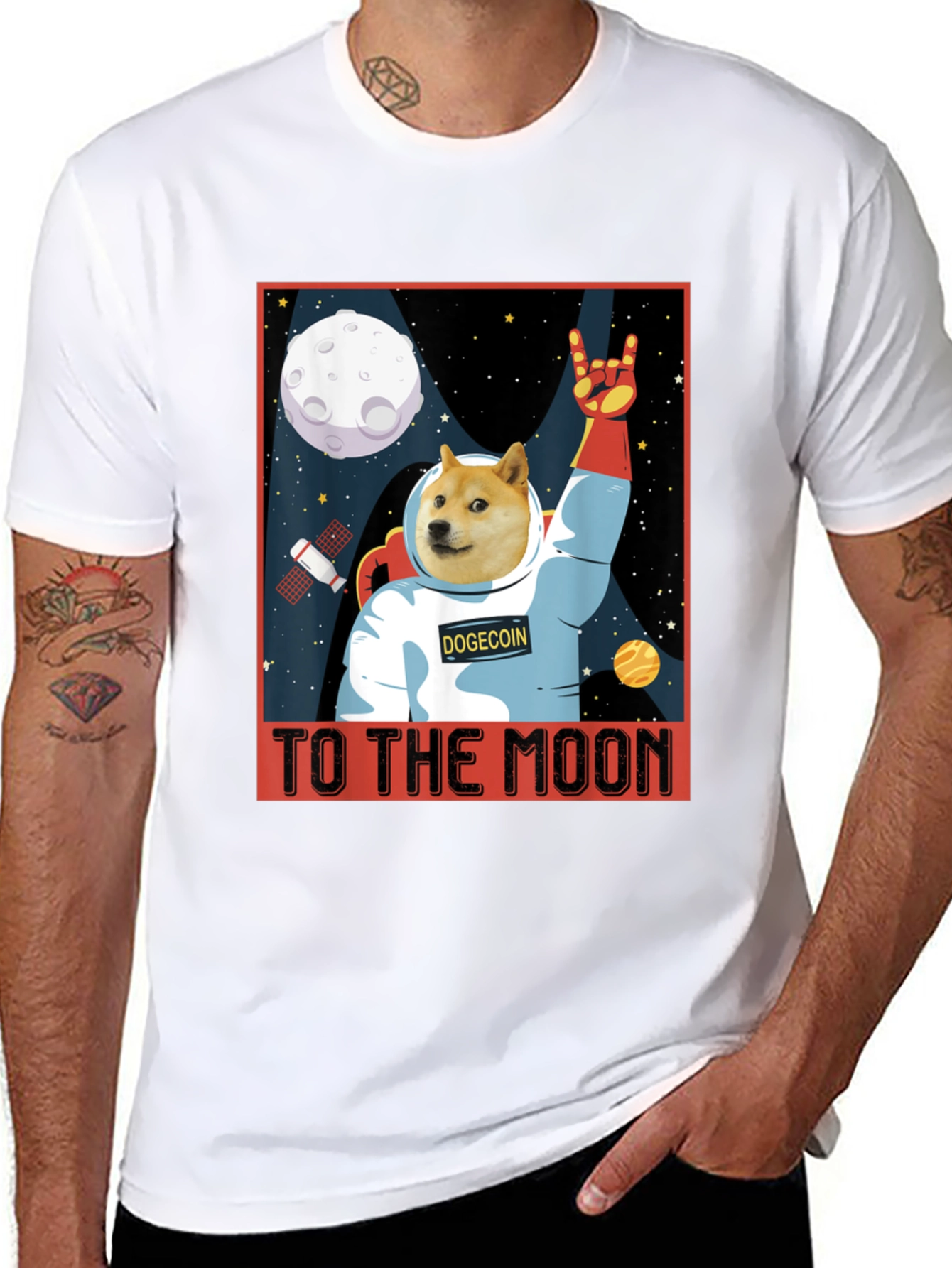 Dogecoin To The Moon T-Shirt