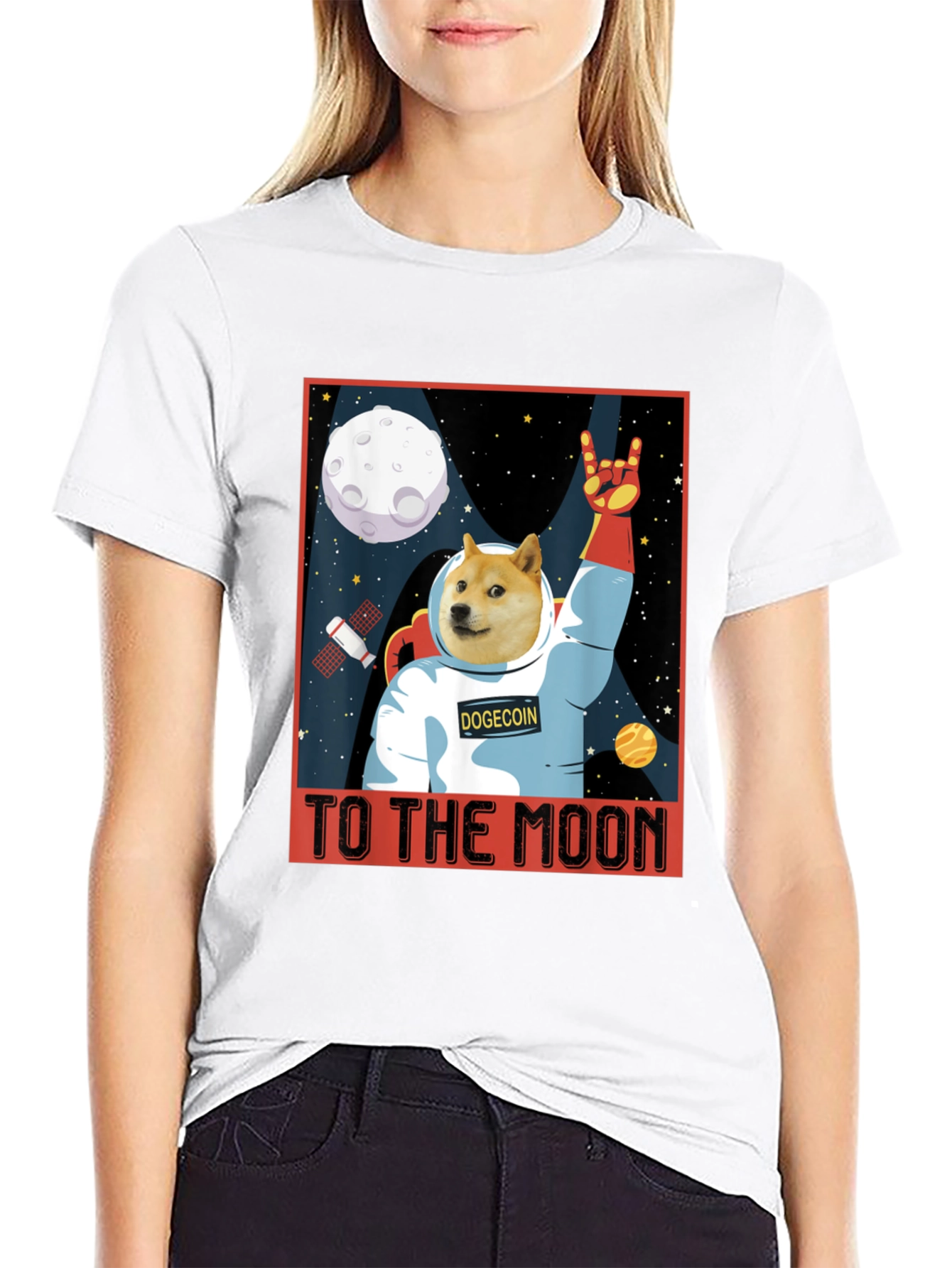 Dogecoin To The Moon T-Shirt