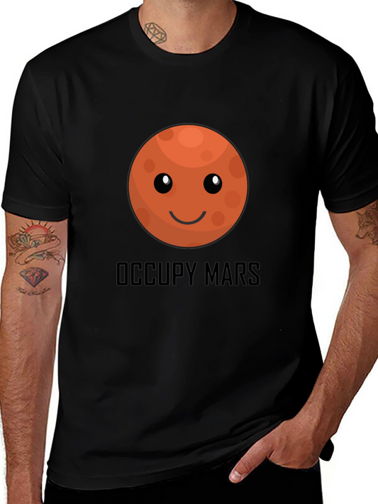 Occupy Mars Graphic T-Shirt - Martian Invasion Tee