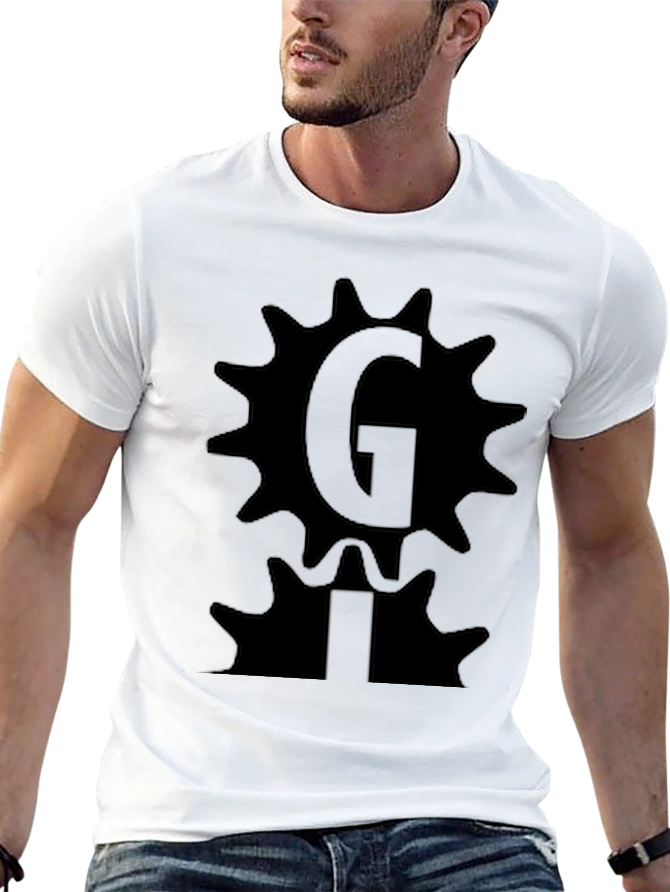 Gear Initial T-Shirt - Graphic Tee