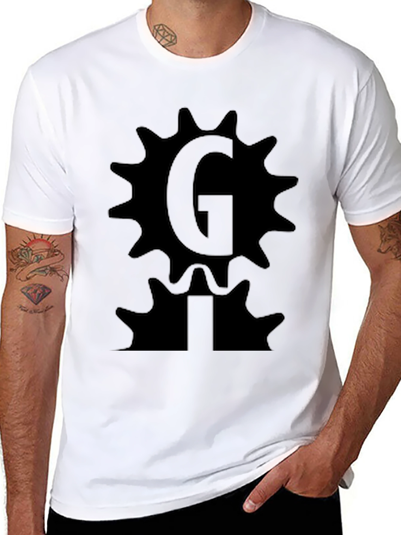 Gear Initial T-Shirt - Graphic Tee
