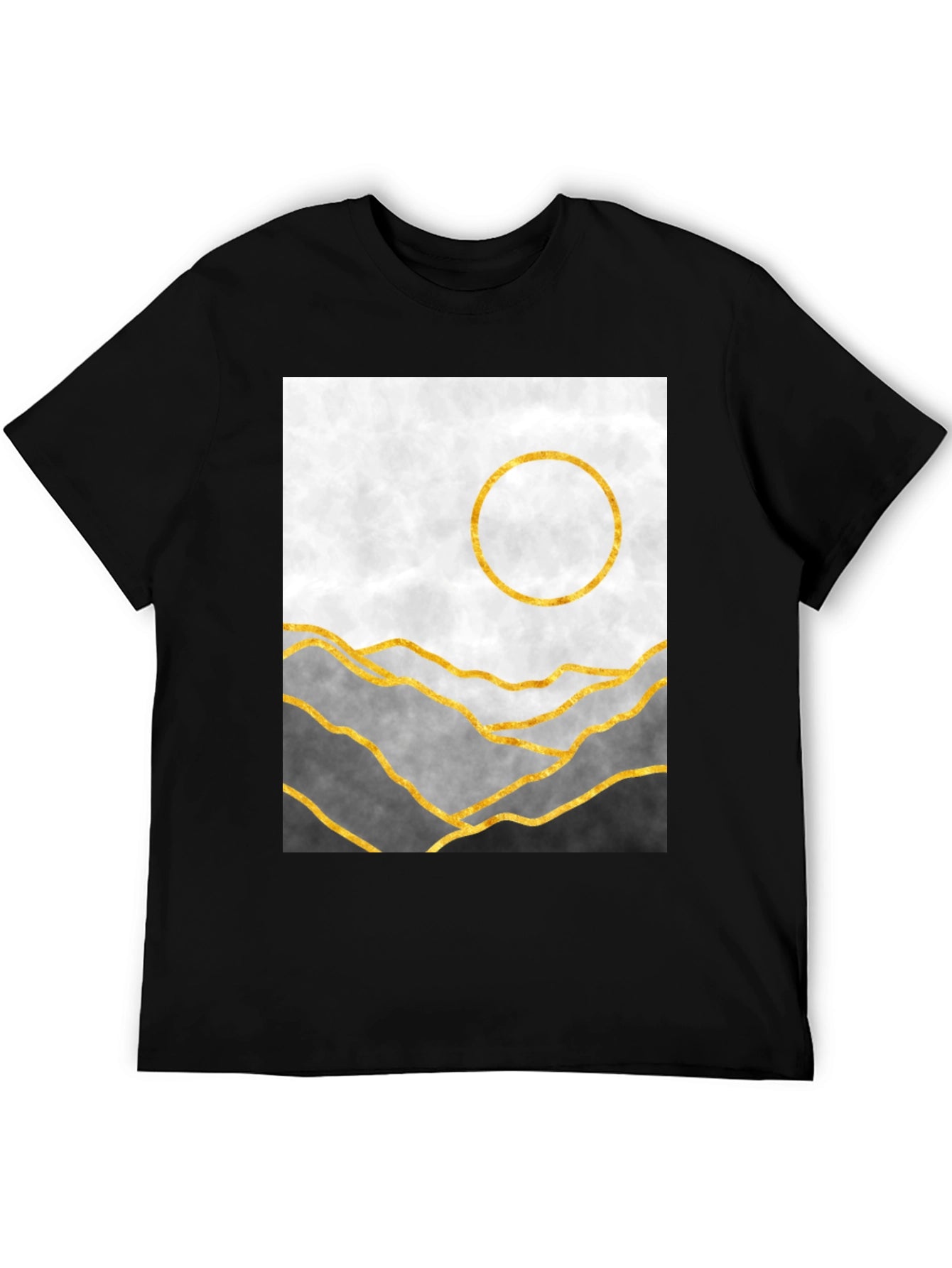 Abstract Mountain Graphic Tee