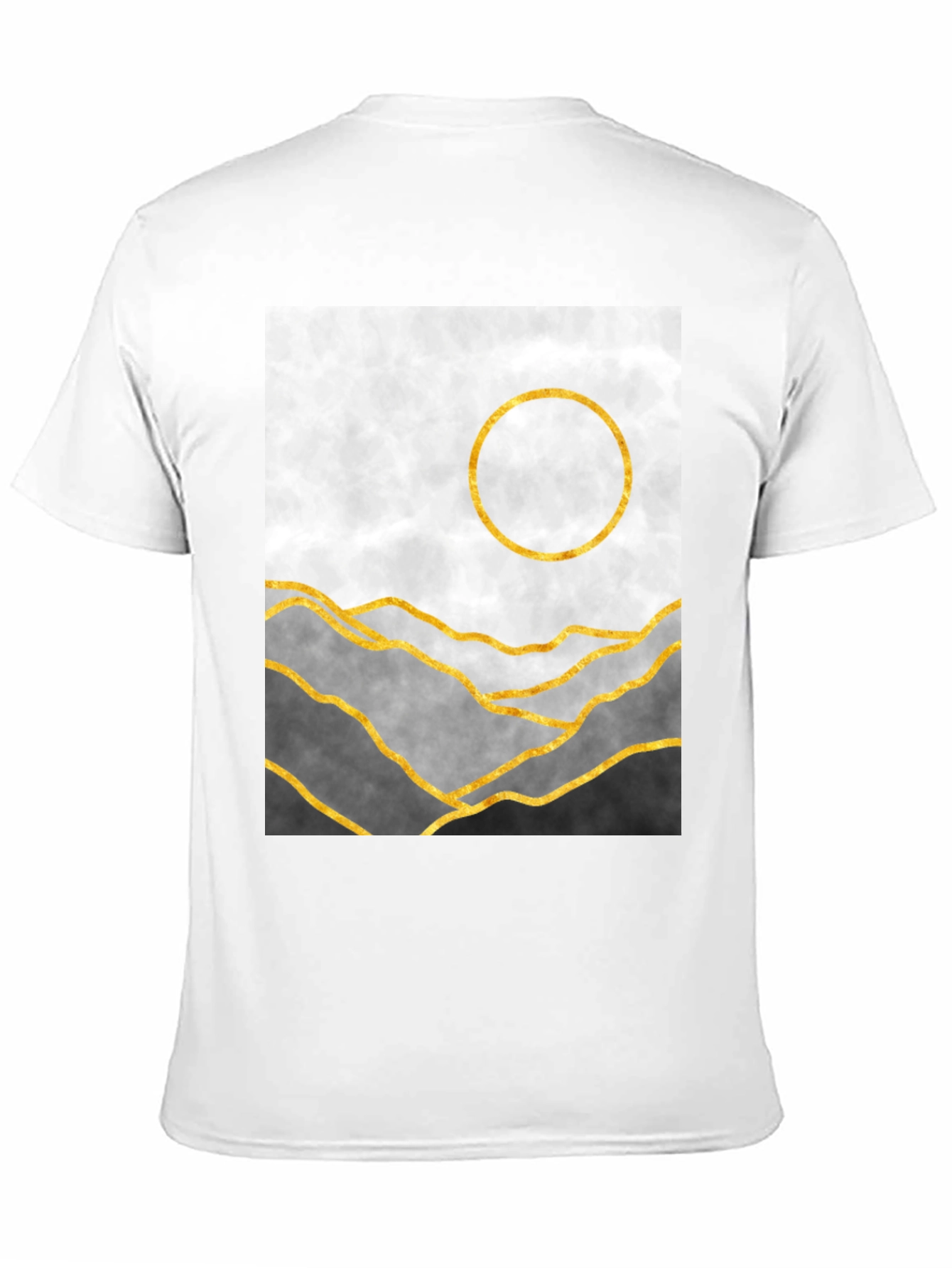 Abstract Mountain Graphic Tee