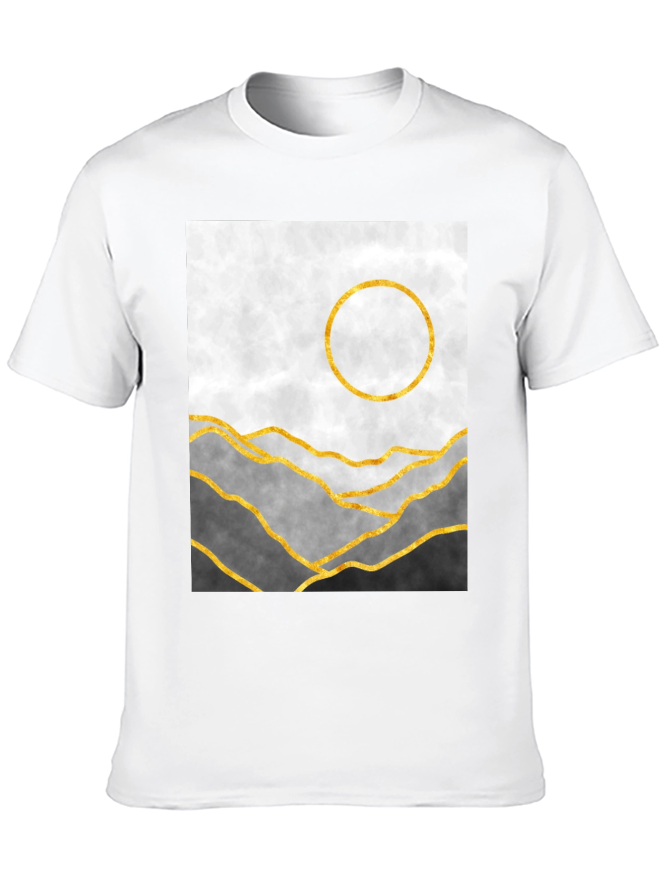 Abstract Mountain Graphic Tee
