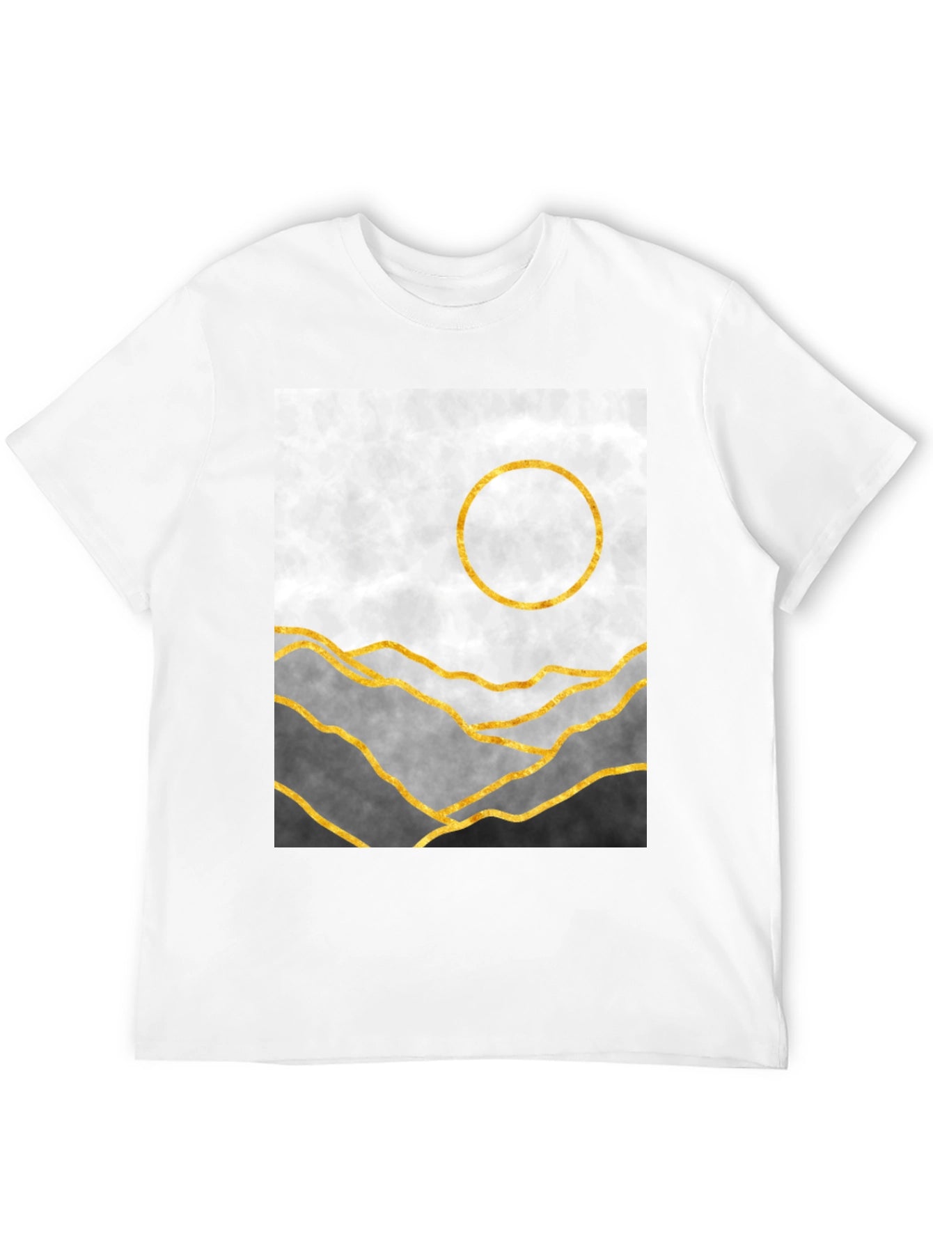 Abstract Mountain Graphic Tee