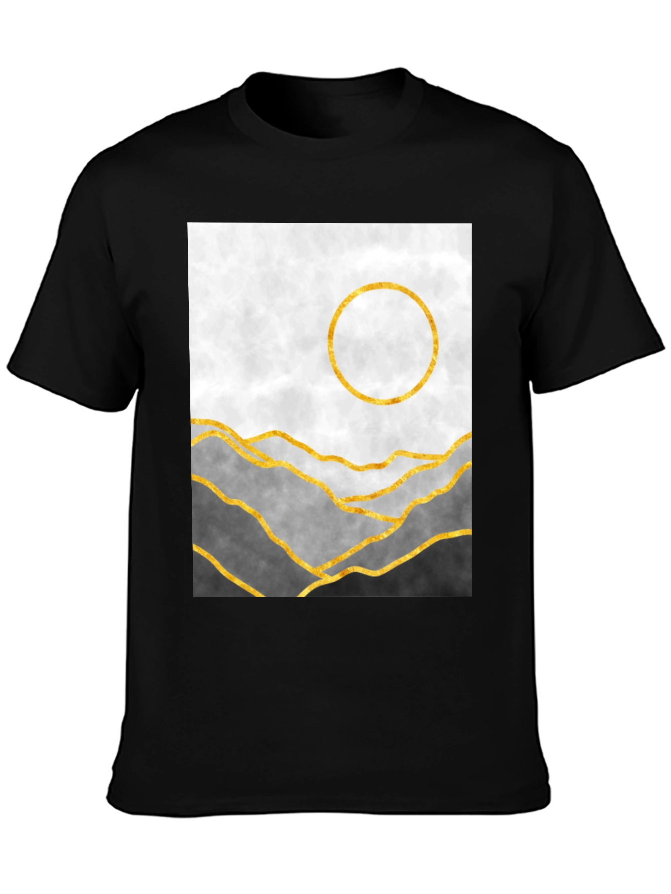 Abstract Mountain Graphic Tee
