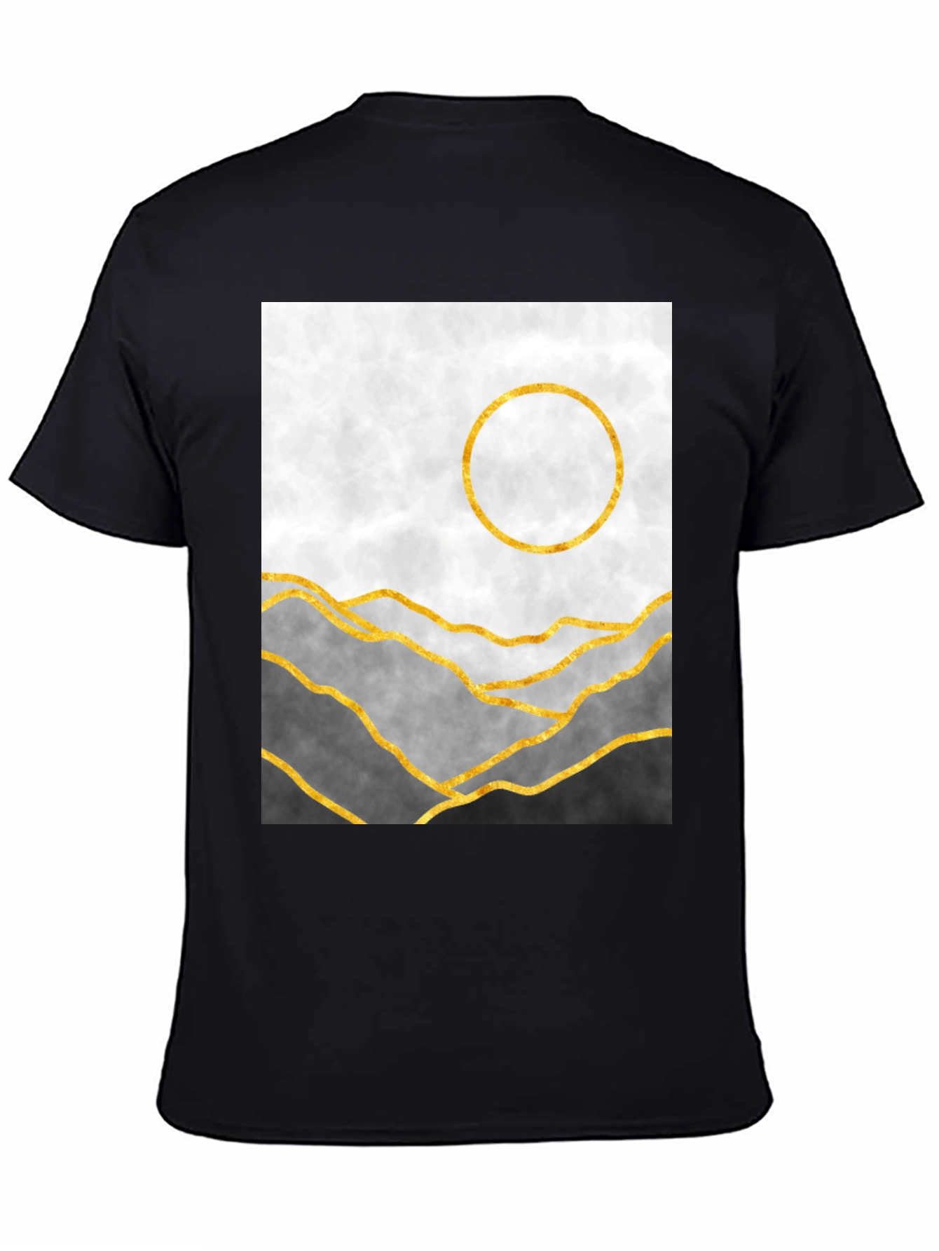 Abstract Mountain Graphic Tee