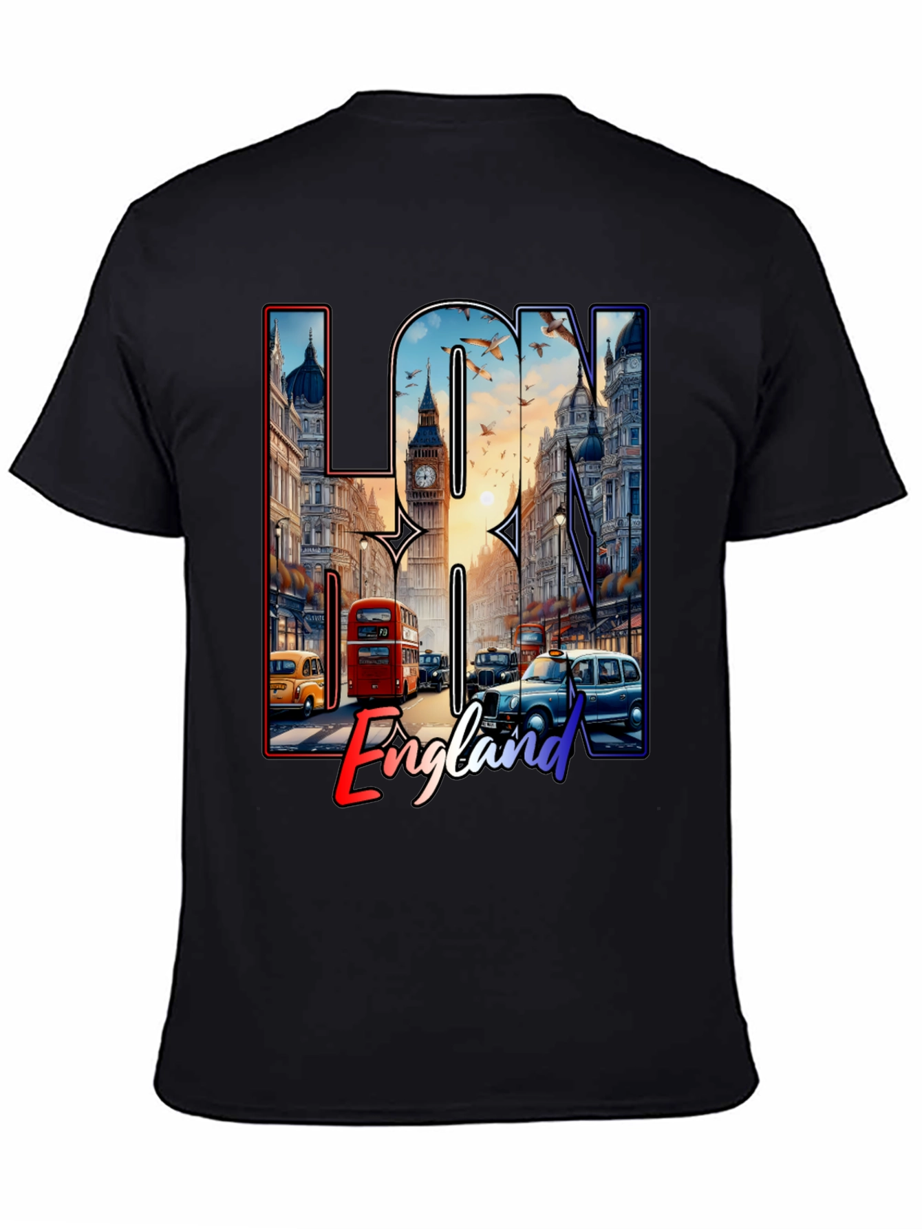 London England Graphic Tee Shirt