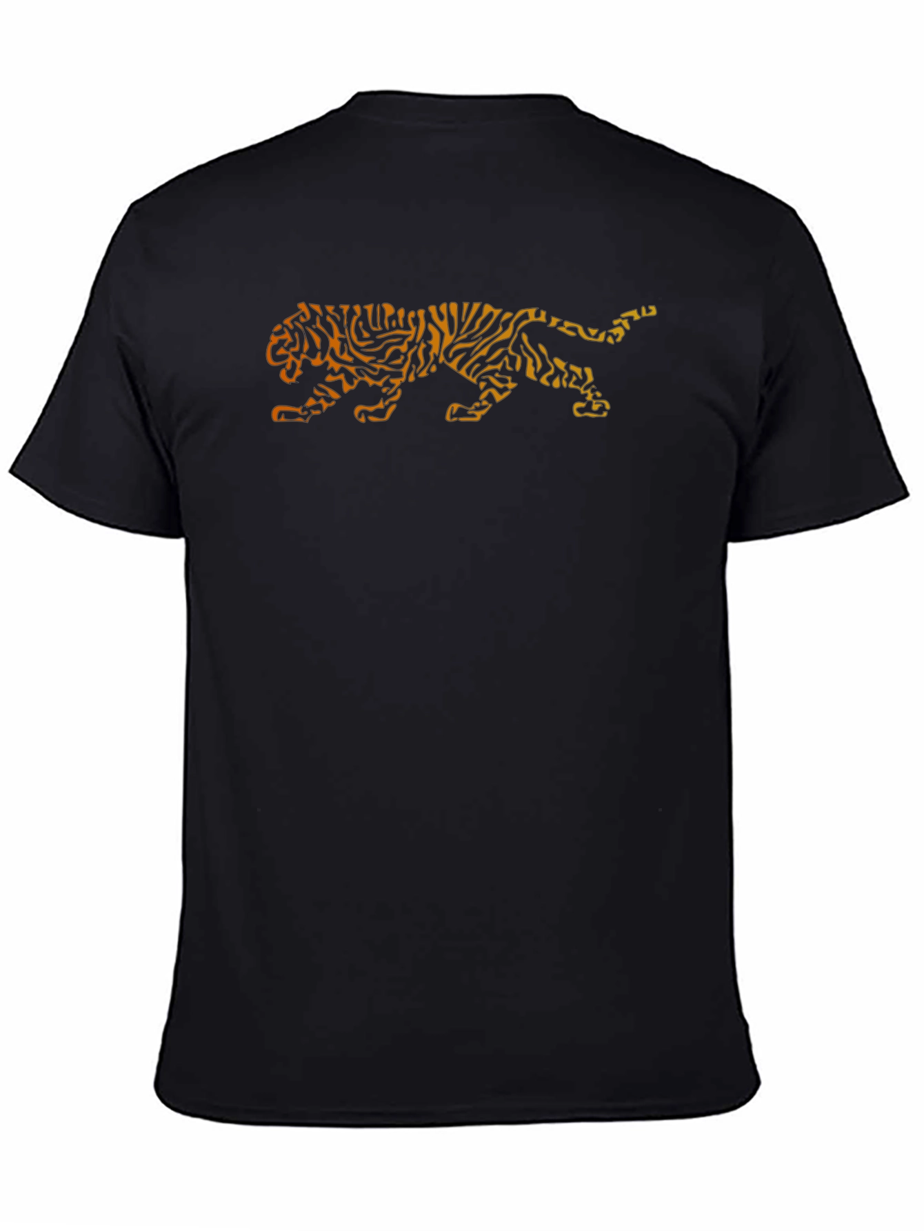 Tiger Graphic Black T-Shirt - Animal Print Tee