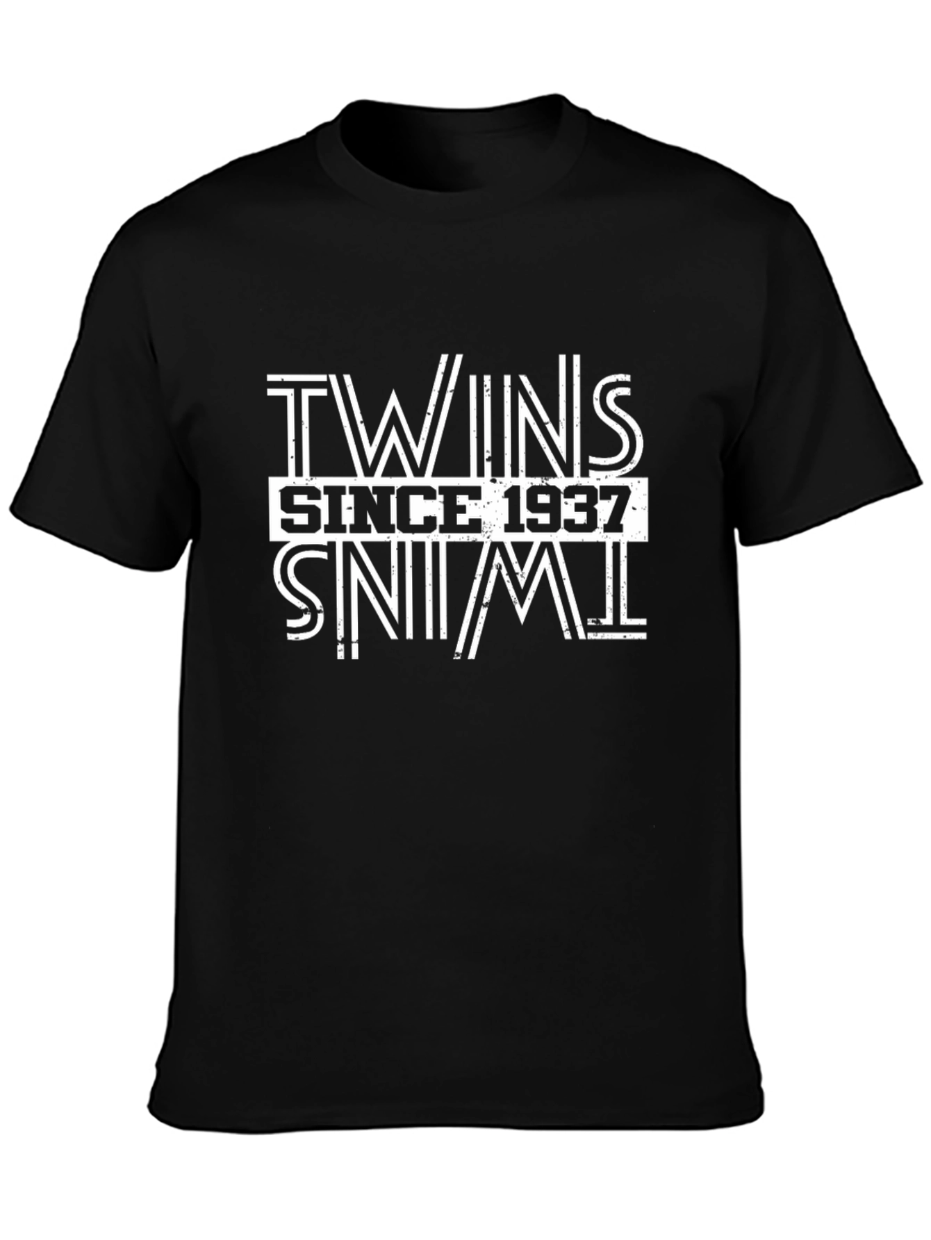 Twins Since 1937 Black T-Shirt