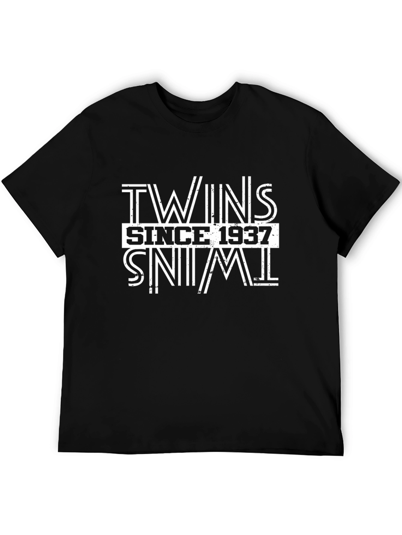 Twins Since 1937 Black T-Shirt