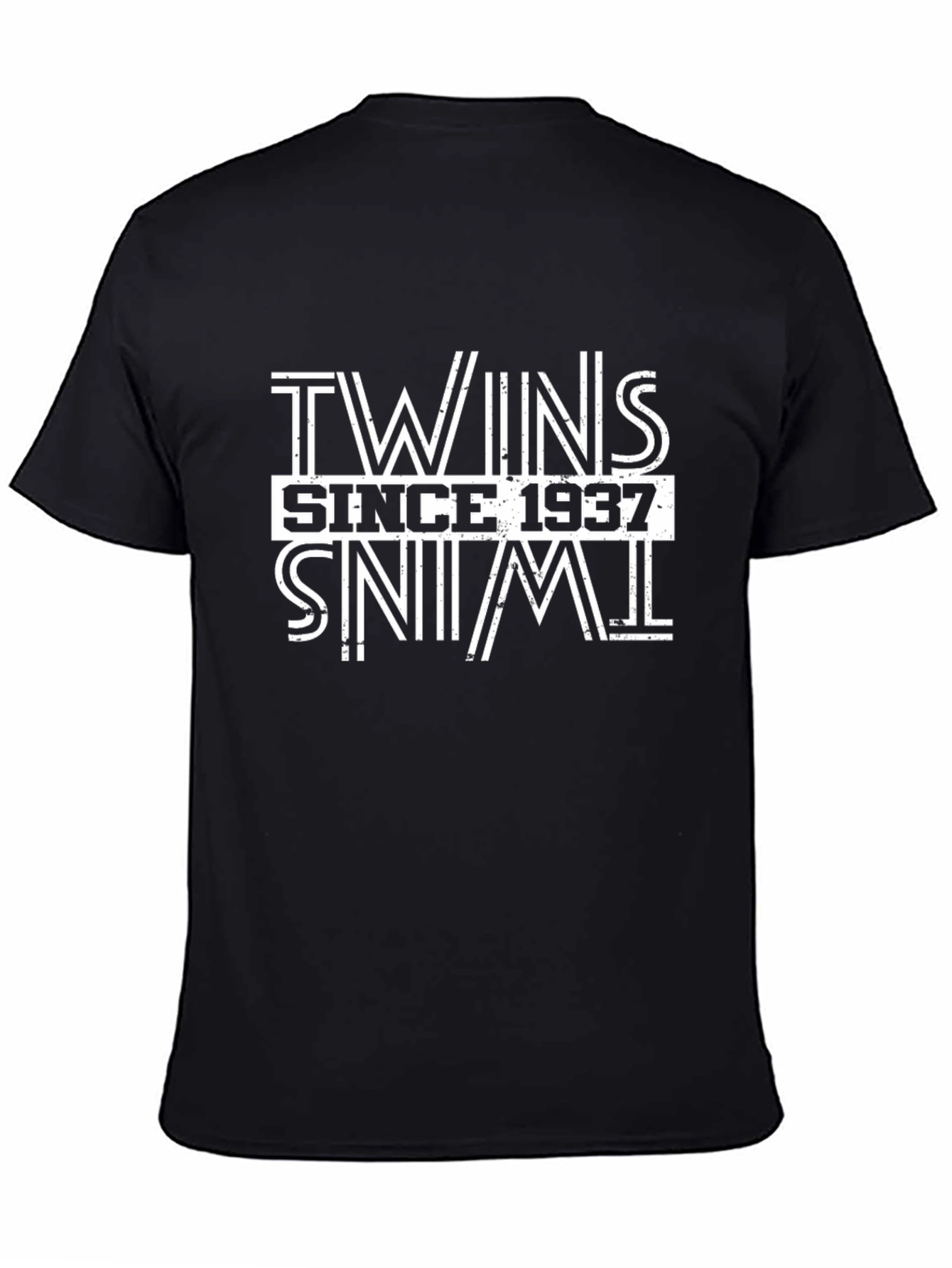 Twins Since 1937 Black T-Shirt