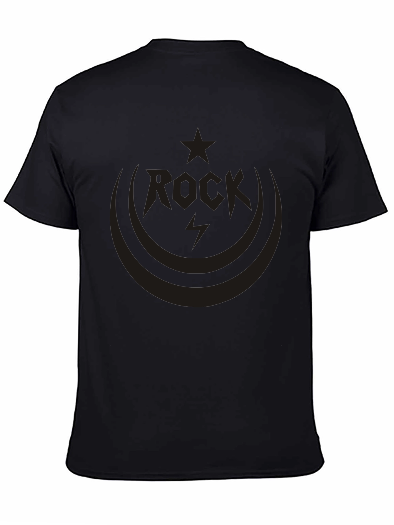Rock Star Graphic Black T-Shirt