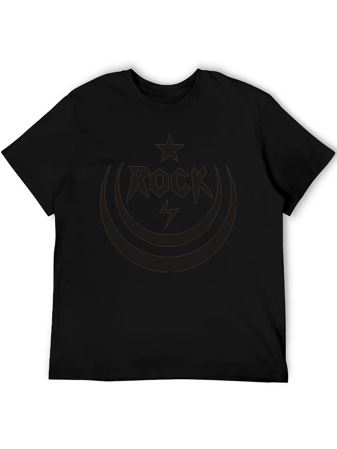 Rock Star Graphic Black T-Shirt