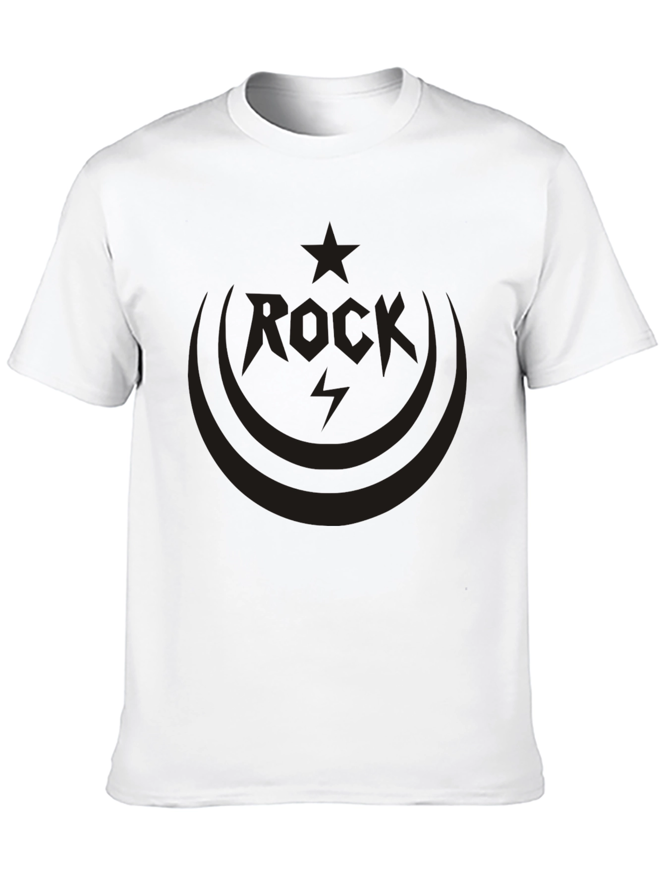 Rock Star Graphic Black T-Shirt