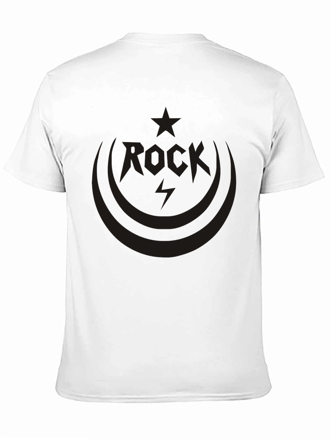 Rock Star Graphic Black T-Shirt