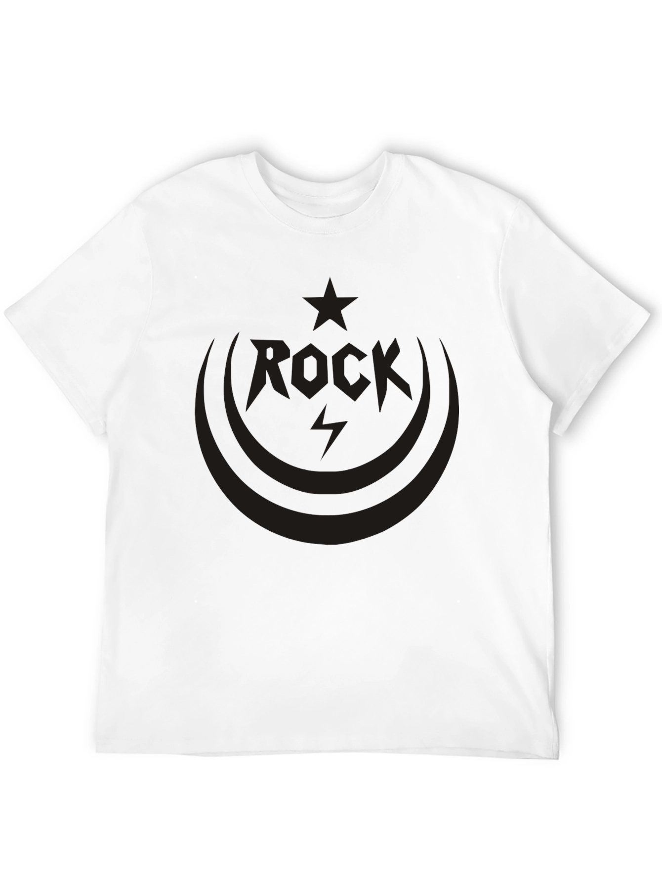 Rock Star Graphic Black T-Shirt