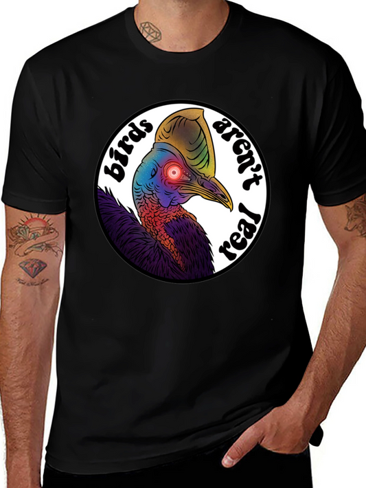 Birds Arent Real Cassowary T-Shirt Conspiracy Funny
