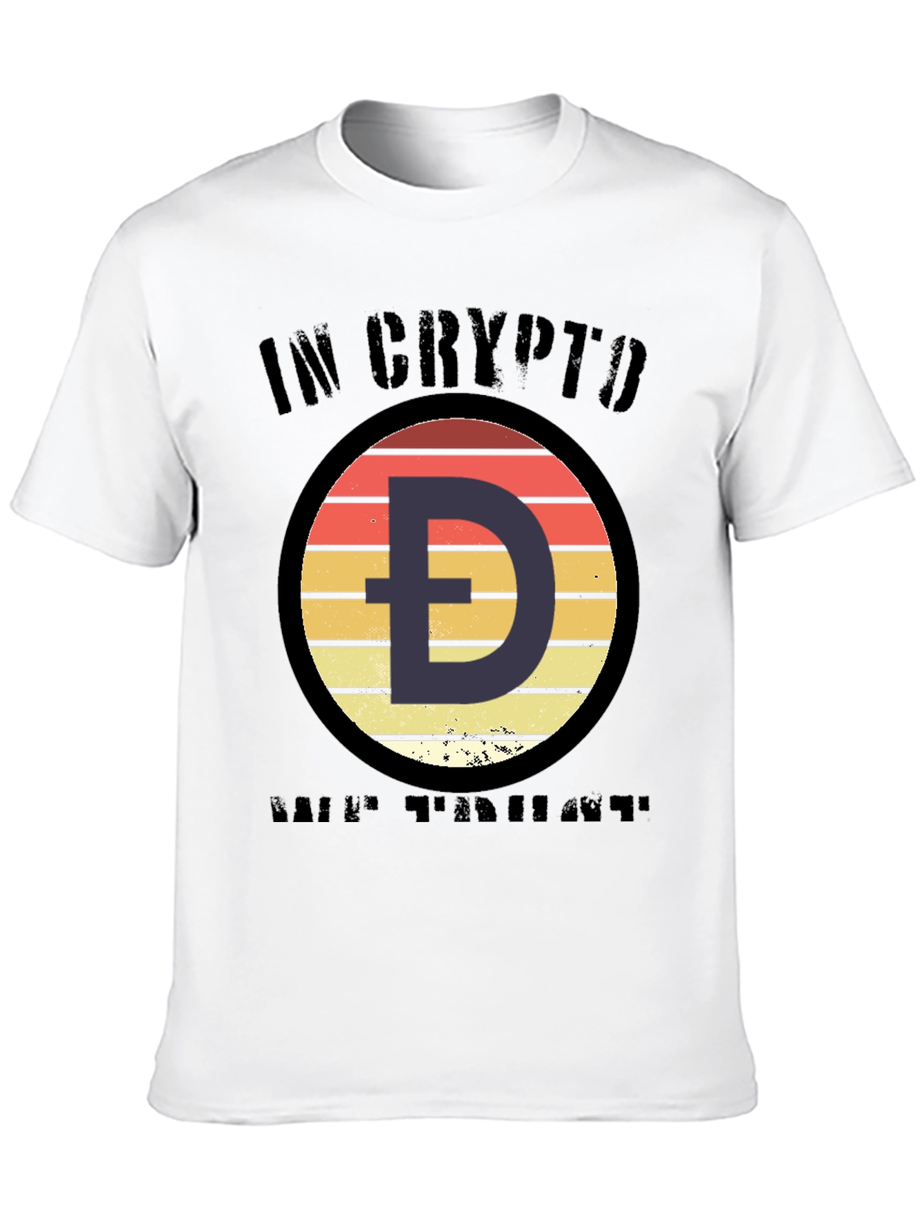 Crypto Doge HODL T-Shirt - Black Cotton Tee