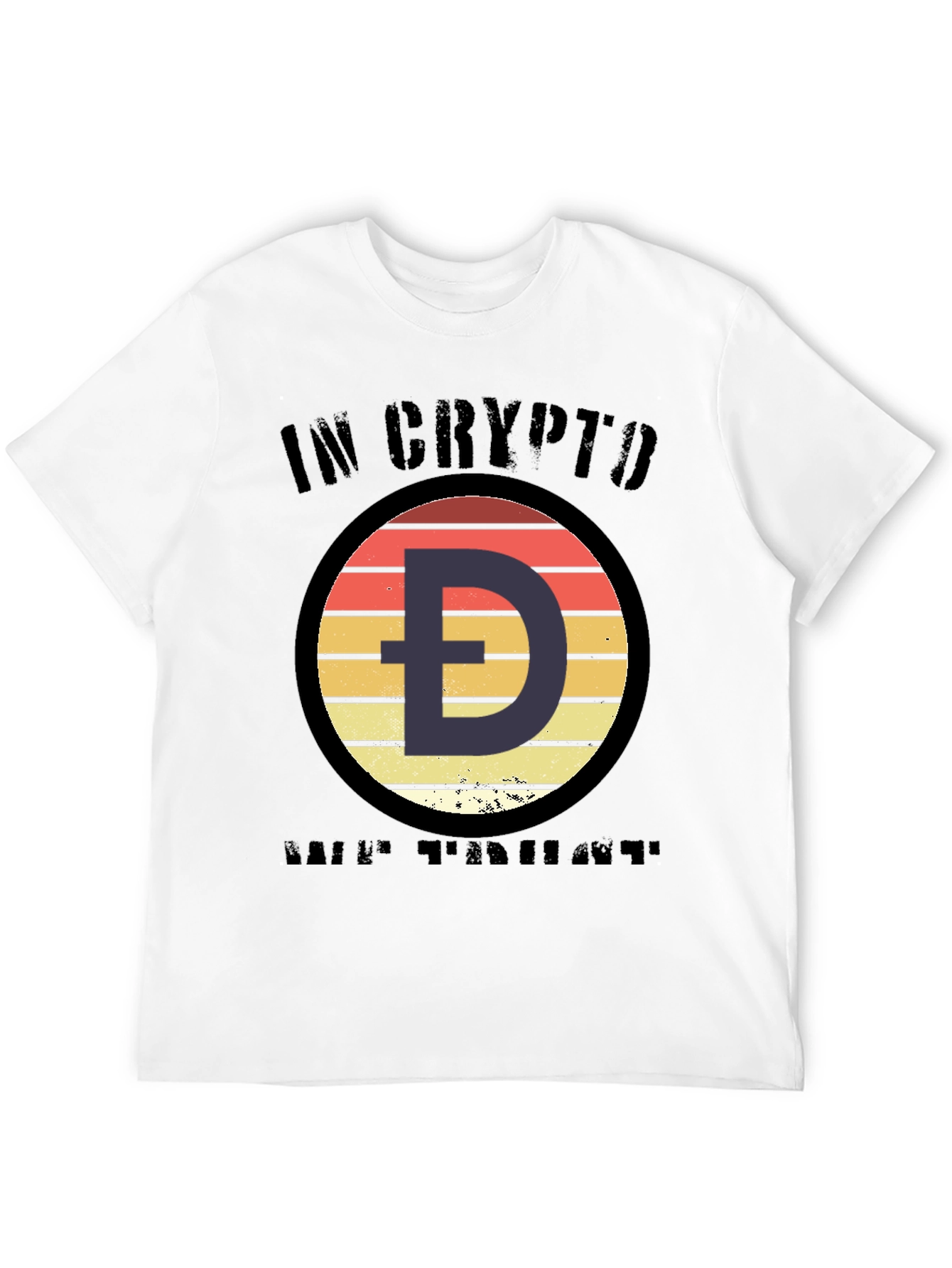 Crypto Doge HODL T-Shirt - Black Cotton Tee