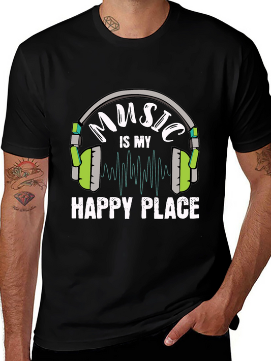 Music is My Happy Place T-Shirt