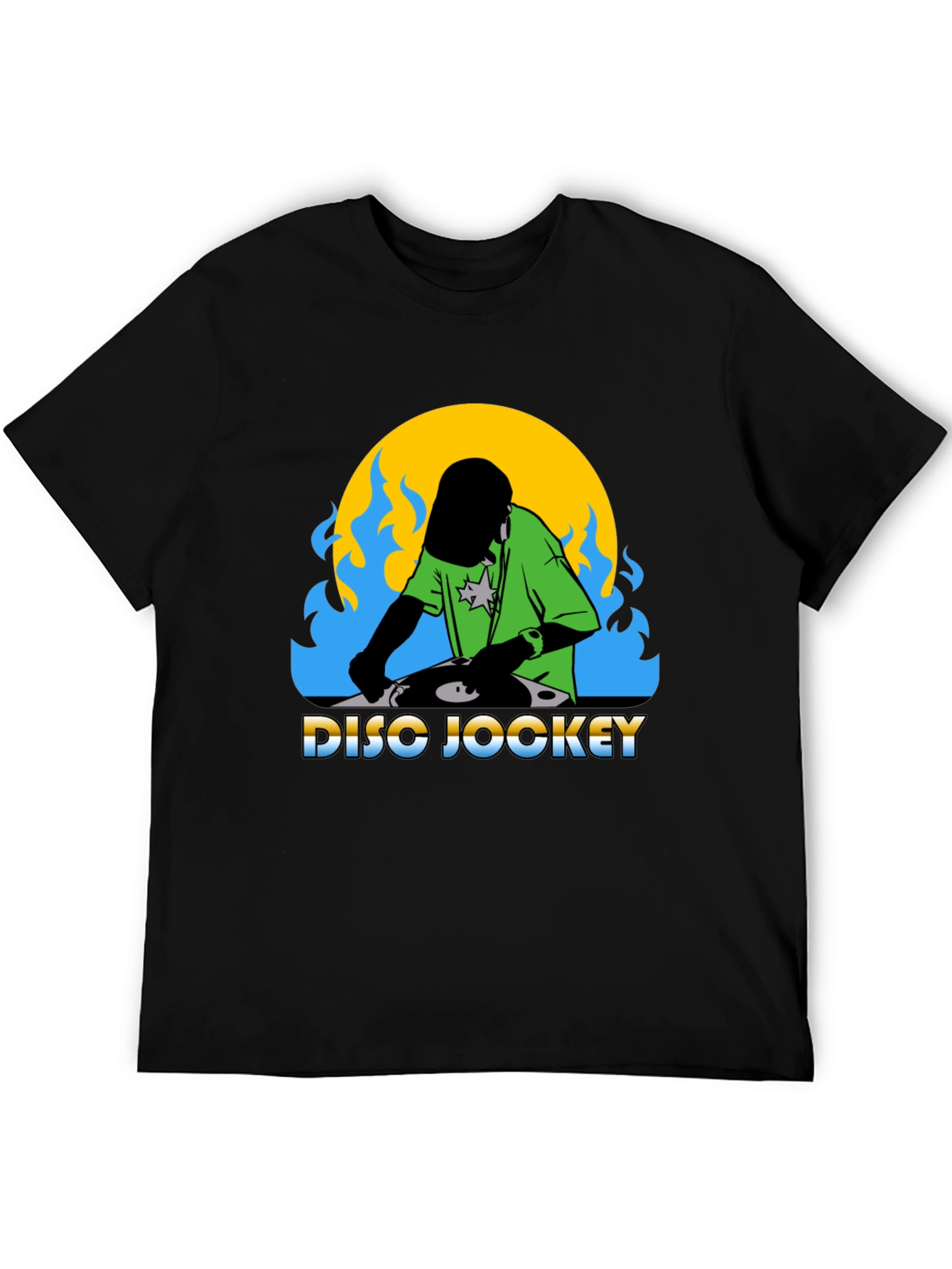 DJ Graphic Tee - Disco Jockey Design