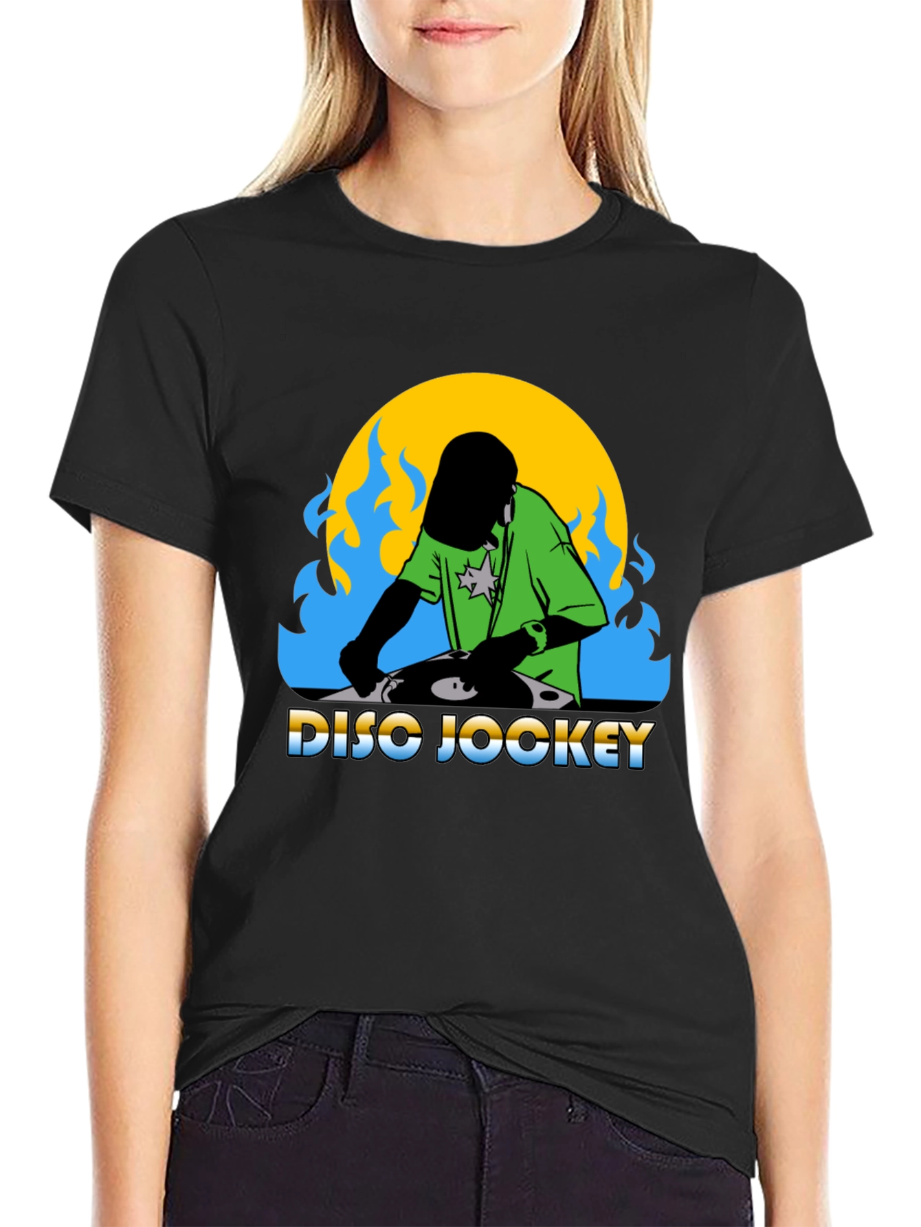 DJ Graphic Tee - Disco Jockey Design