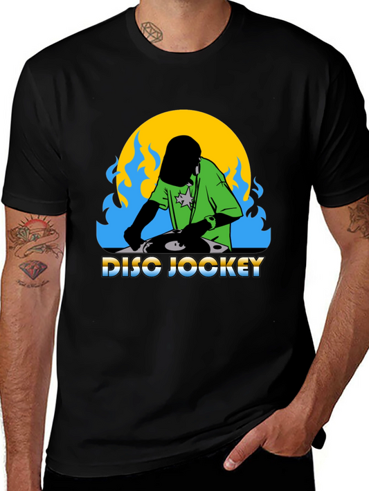 DJ Graphic Tee - Disco Jockey Design