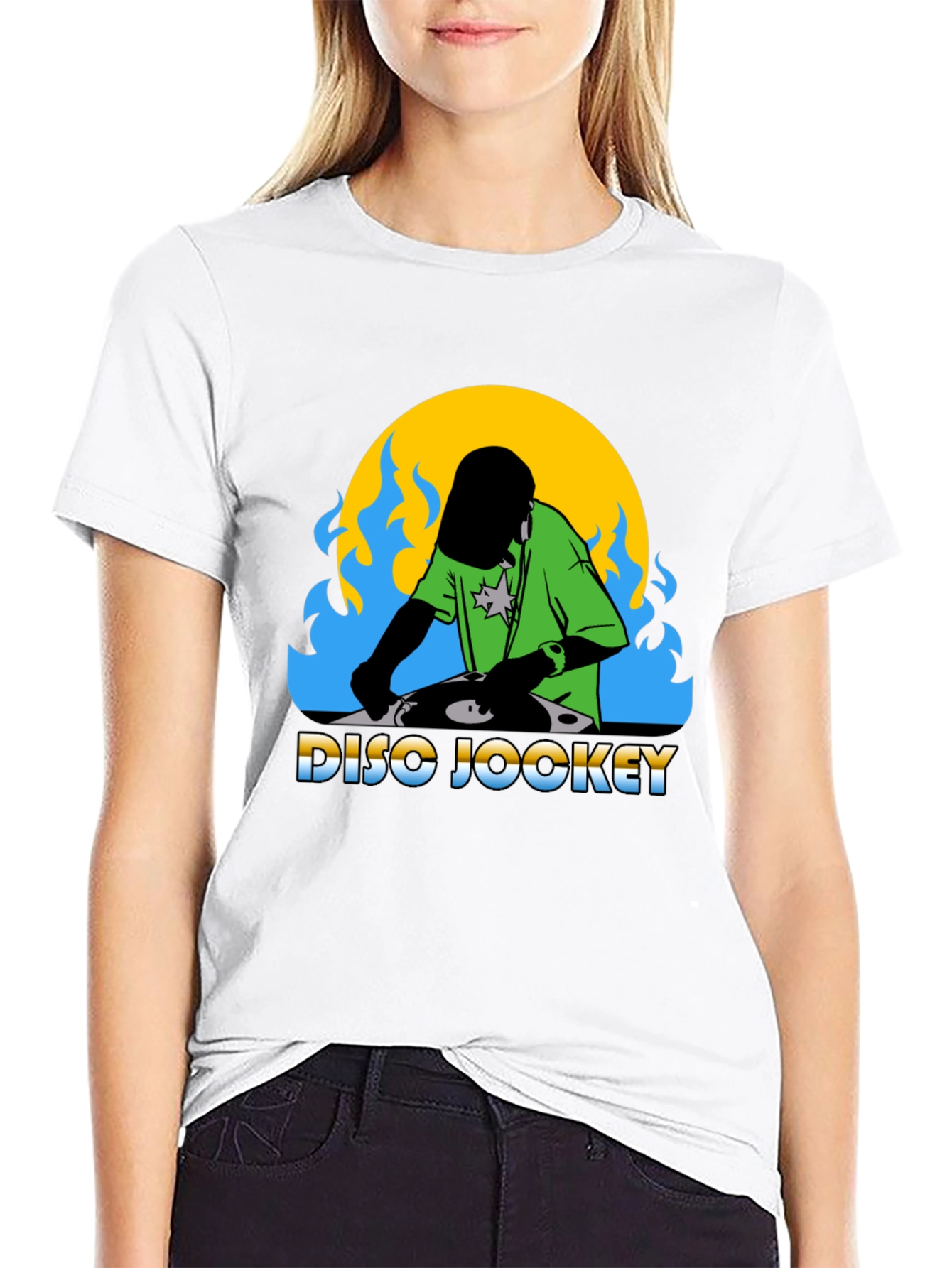 DJ Graphic Tee - Disco Jockey Design