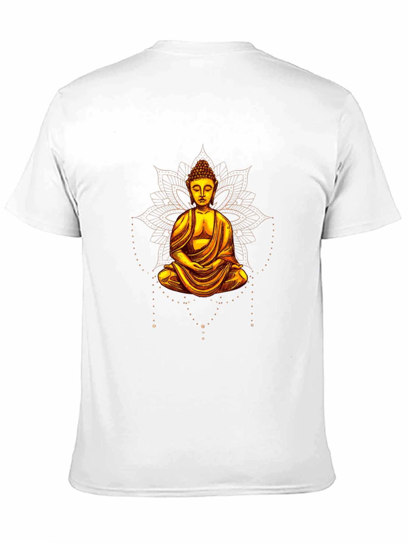 Buddha Graphic Print Black T-Shirt
