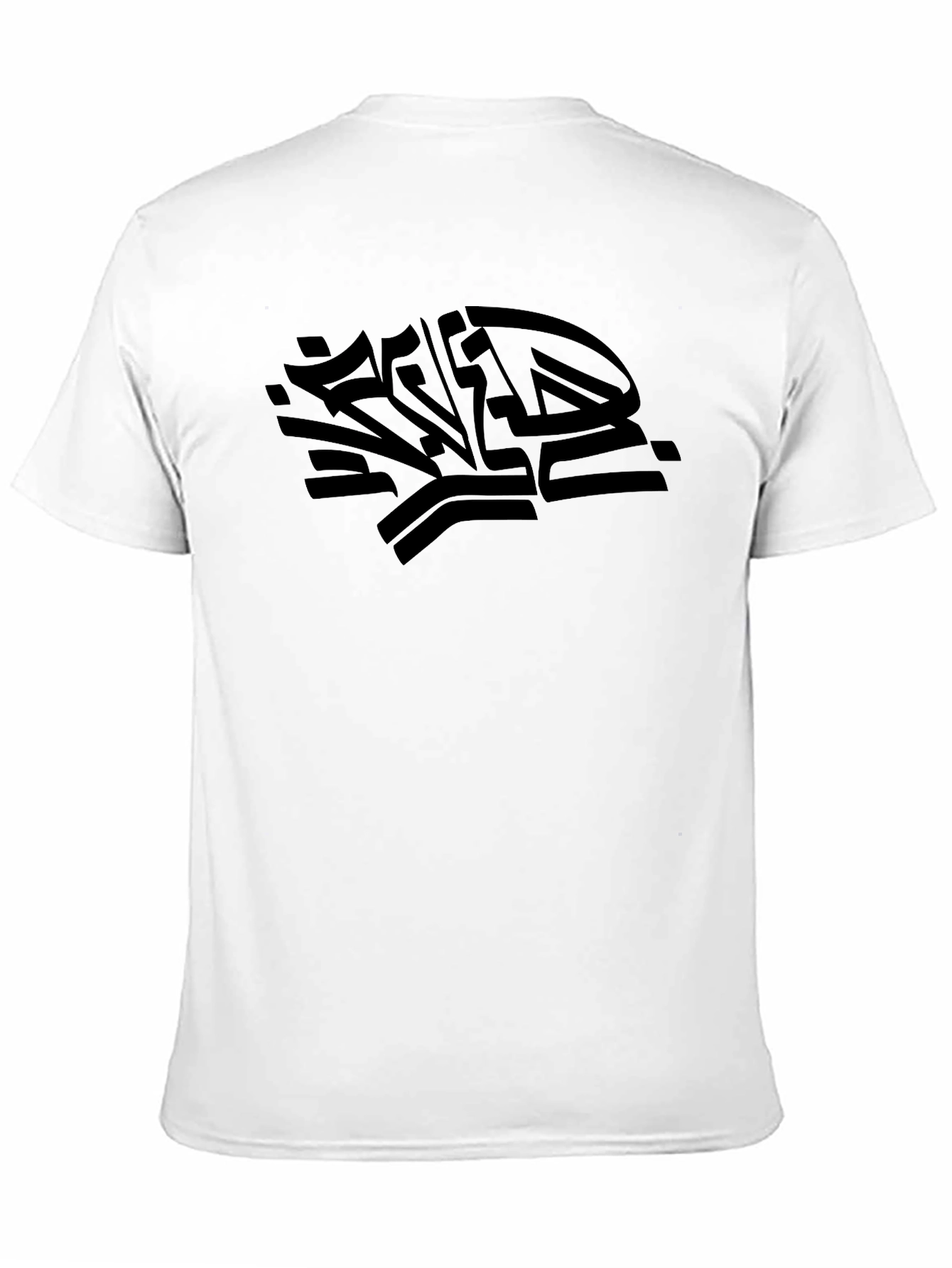 Black Graphic Print Crew Neck T-Shirt