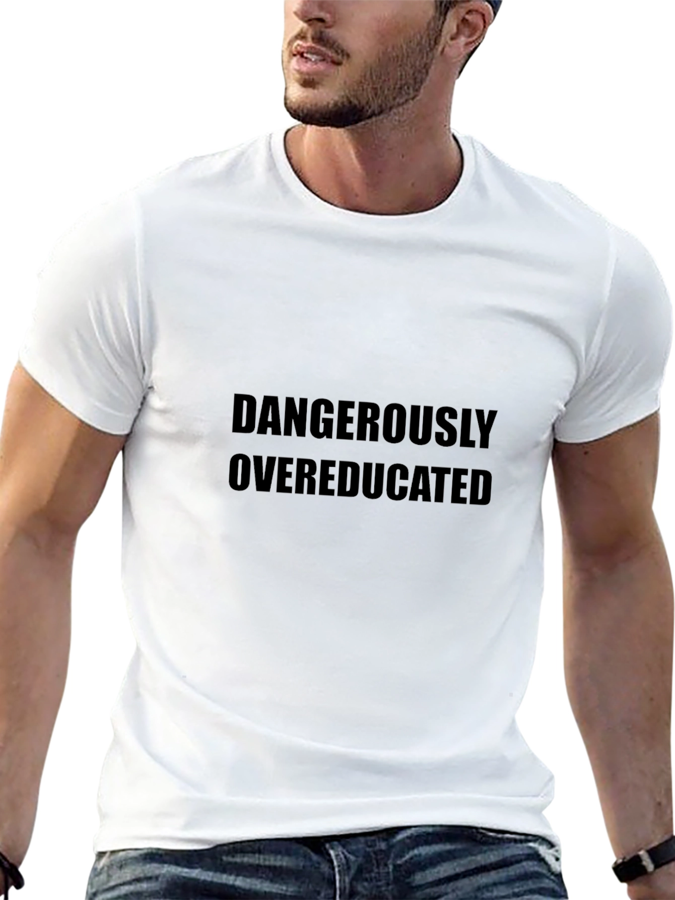 Dangerously Overeducated Black T-Shirt