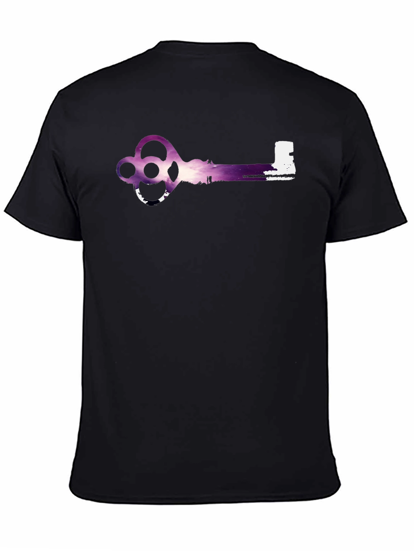 Unique Key Graphic Black T-Shirt