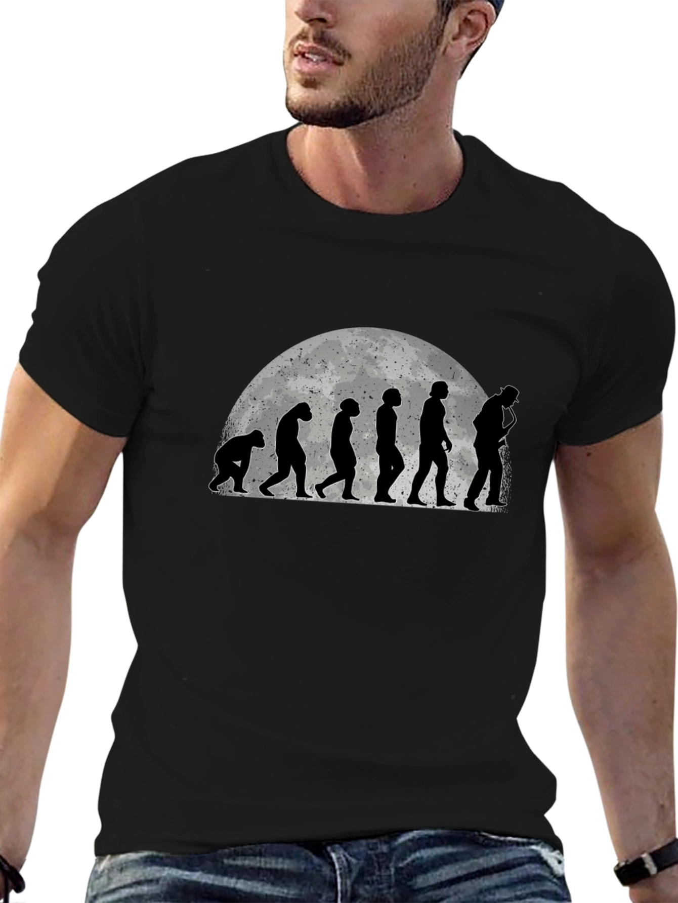 Evolution of Man T-Shirt Funny Graphic Tee