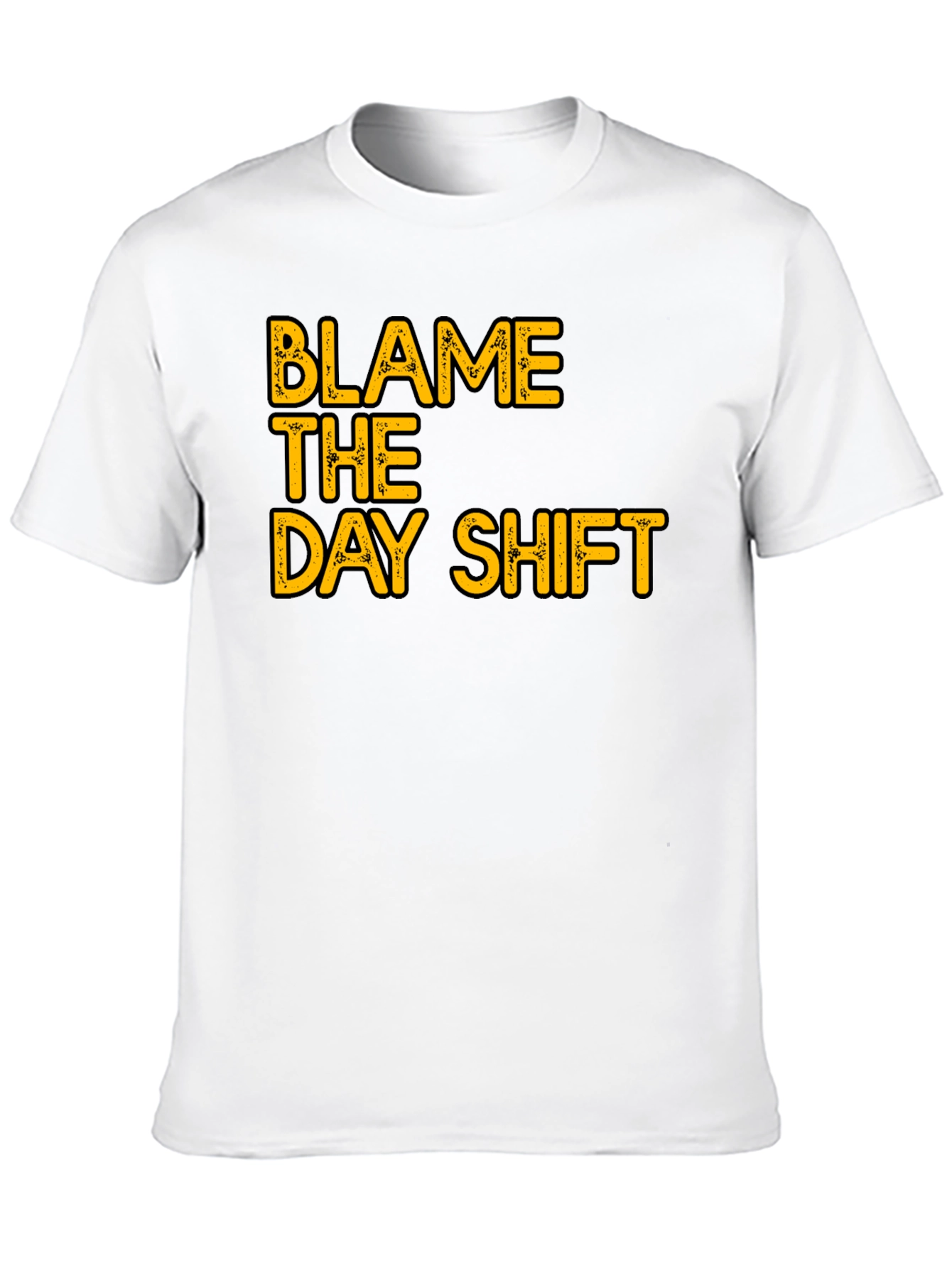 Blame The Day Shift Graphic T-Shirt - Black