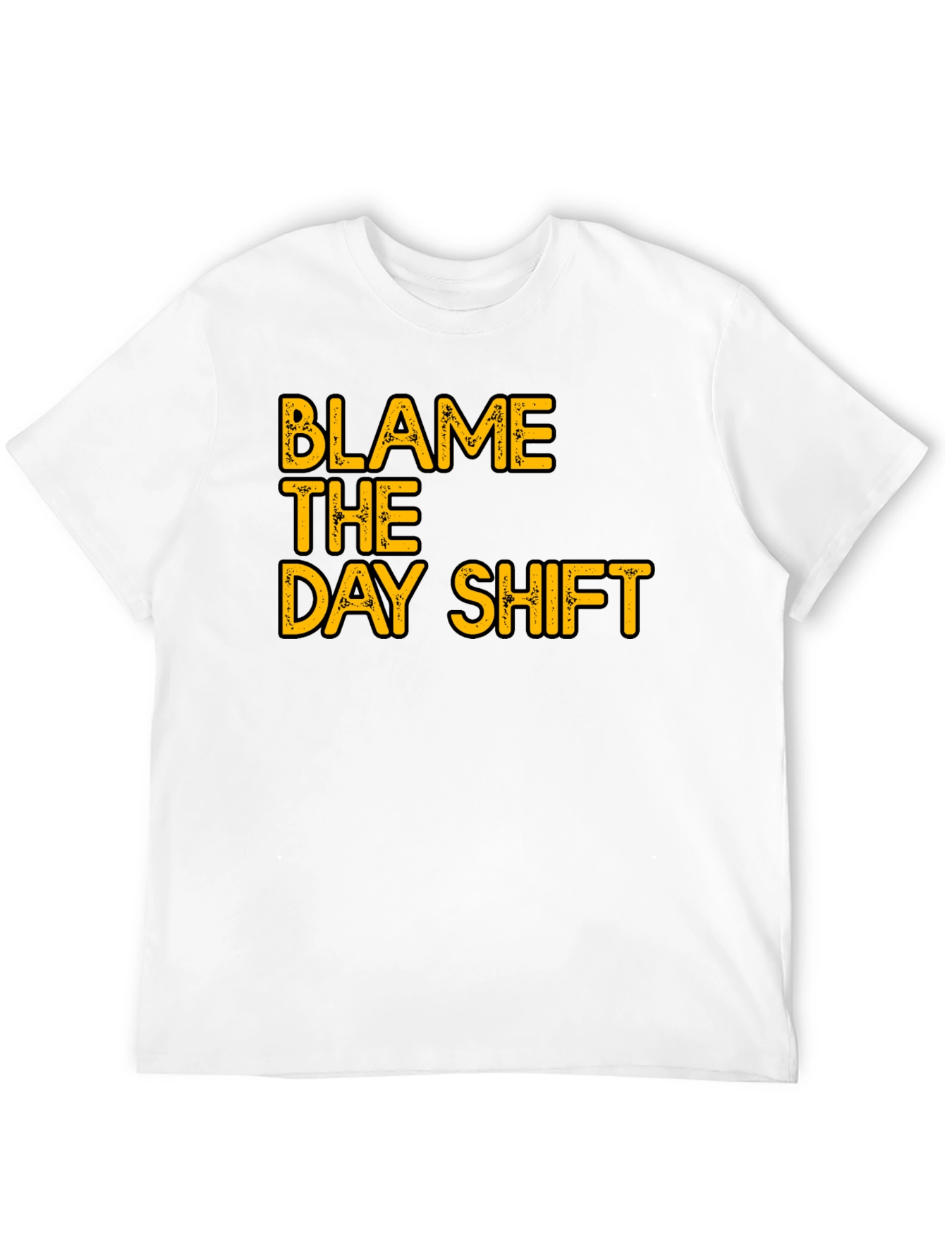 Blame The Day Shift Graphic T-Shirt - Black