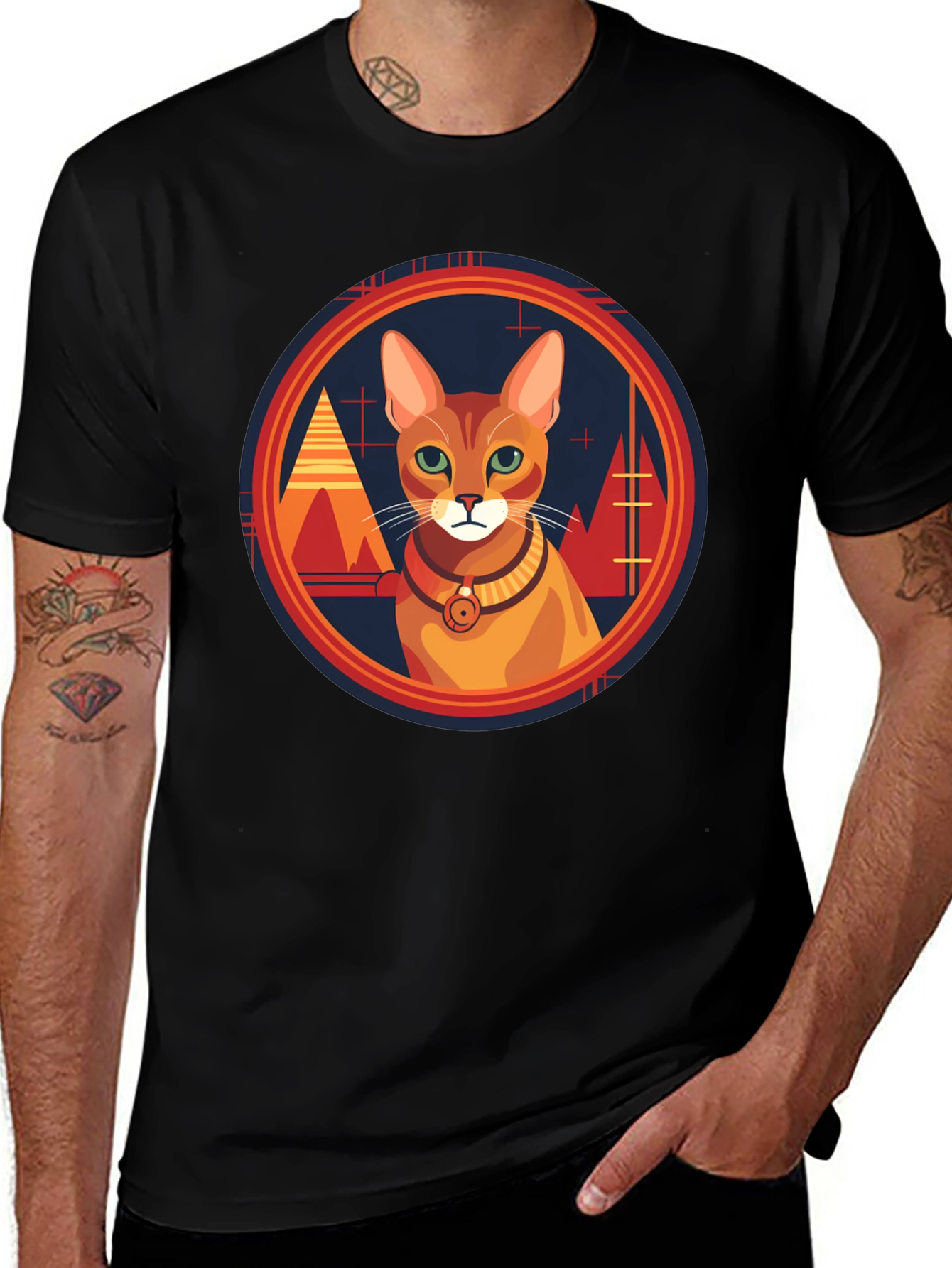 Cool Cat Graphic Tee