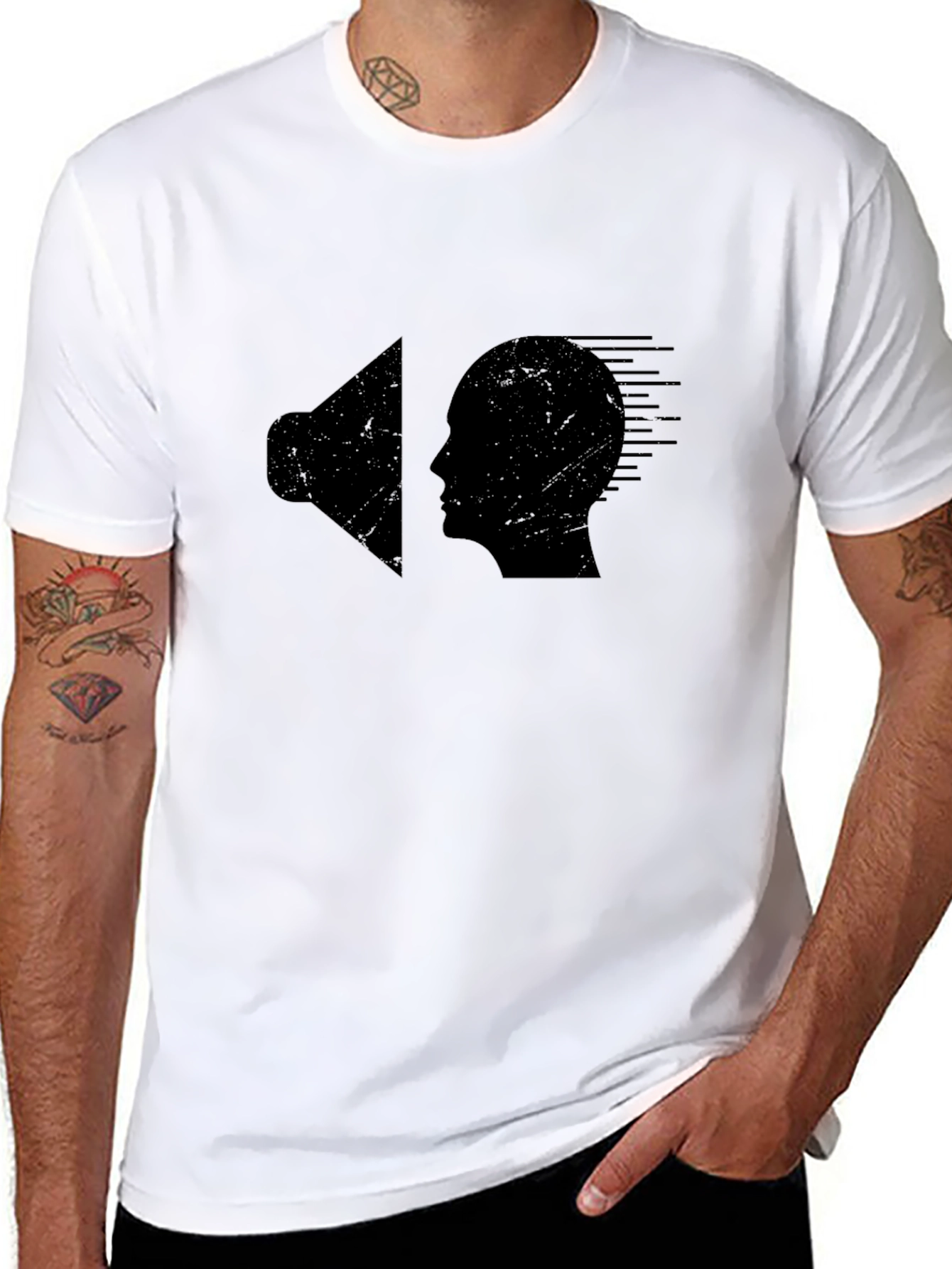 Black T-Shirt with Sound Mind Design