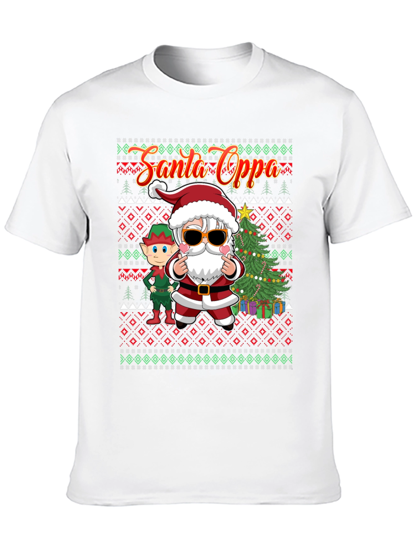 Santa Oppa Christmas T-Shirt