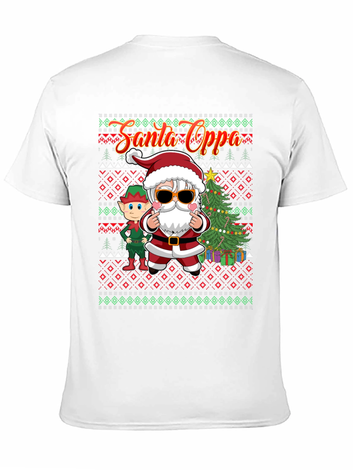 Santa Oppa Christmas T-Shirt