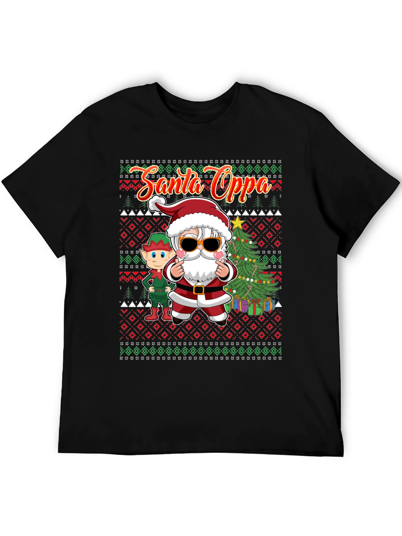 Santa Oppa Christmas T-Shirt