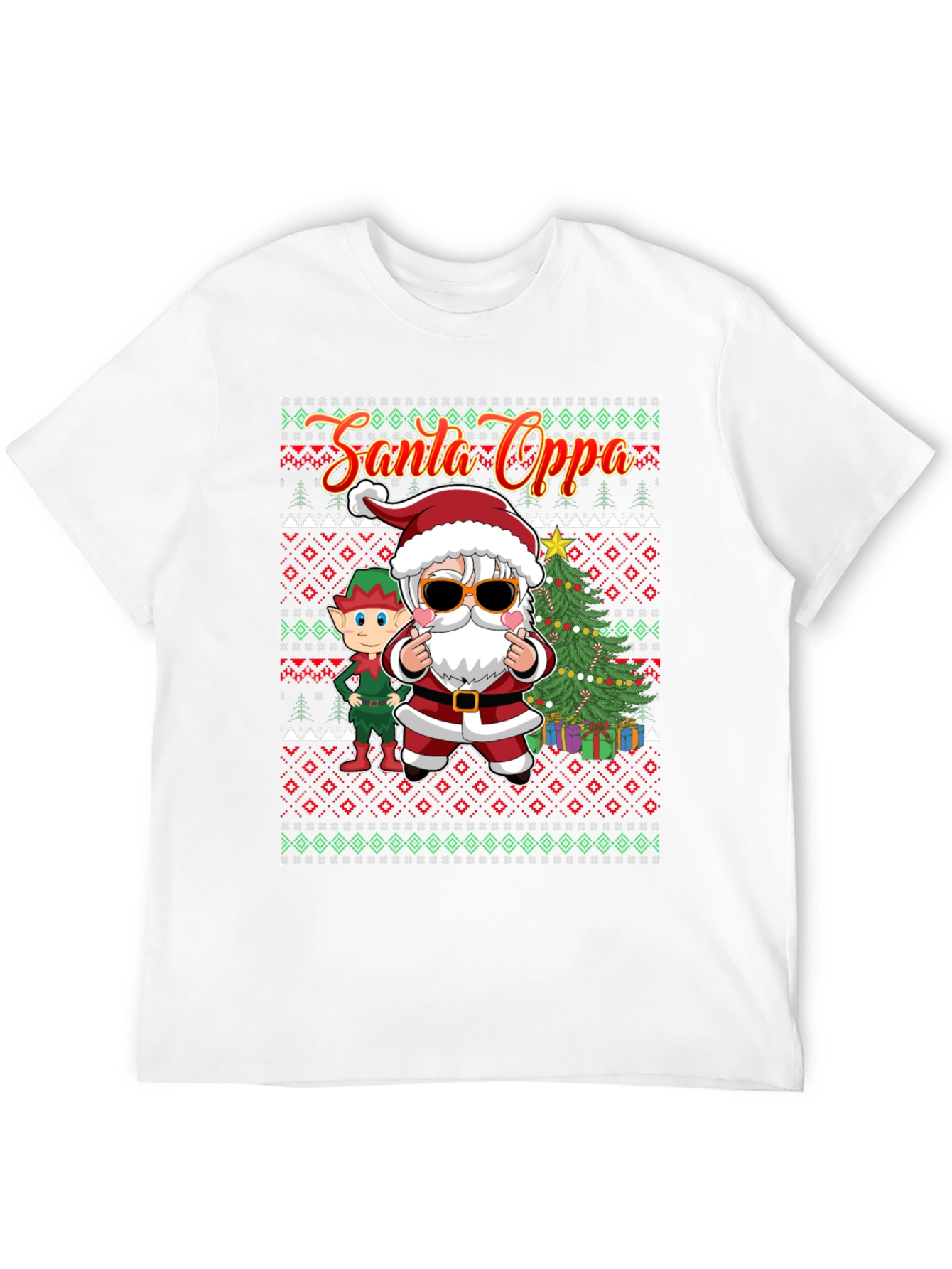 Santa Oppa Christmas T-Shirt