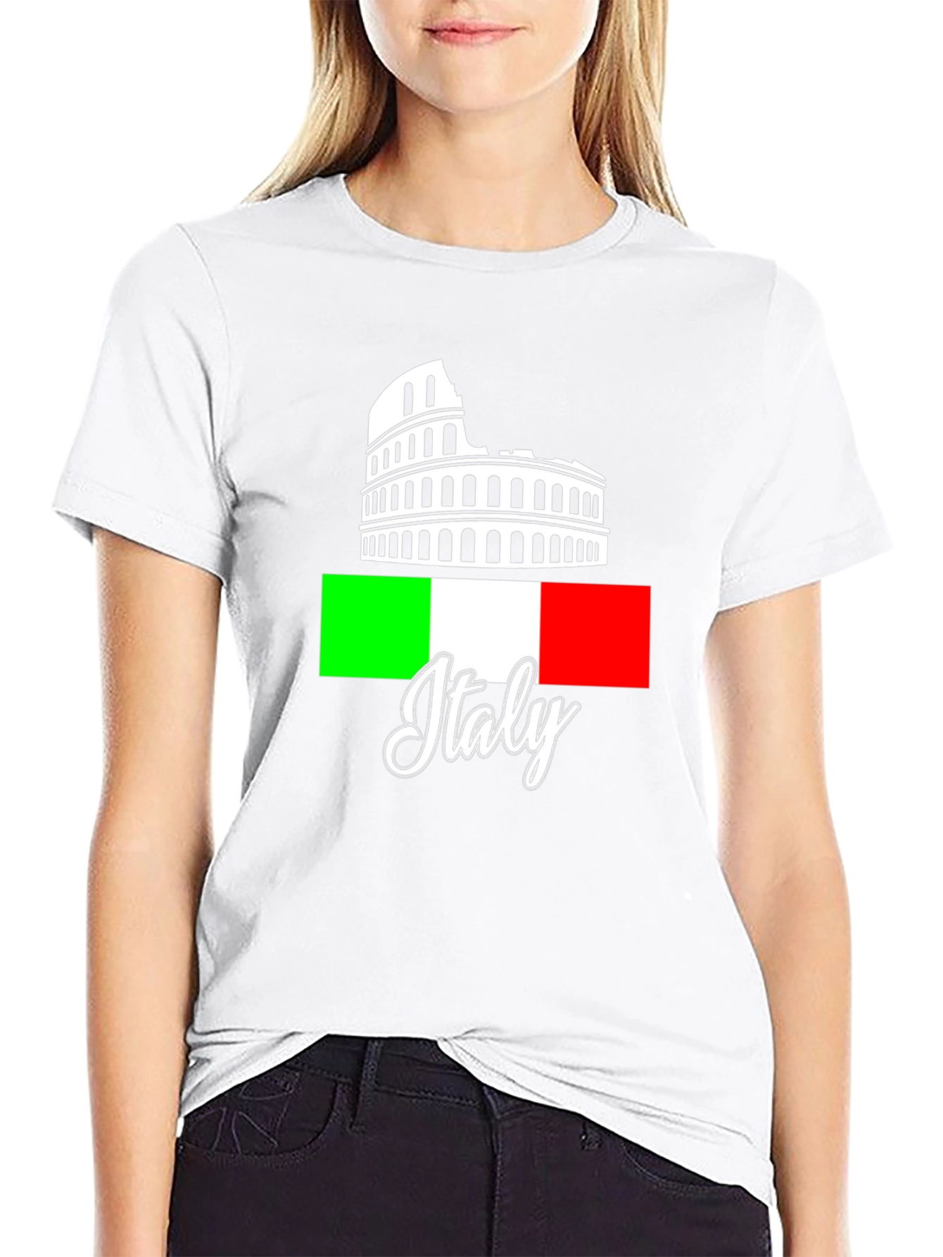 Italy Colosseum Graphic Tee