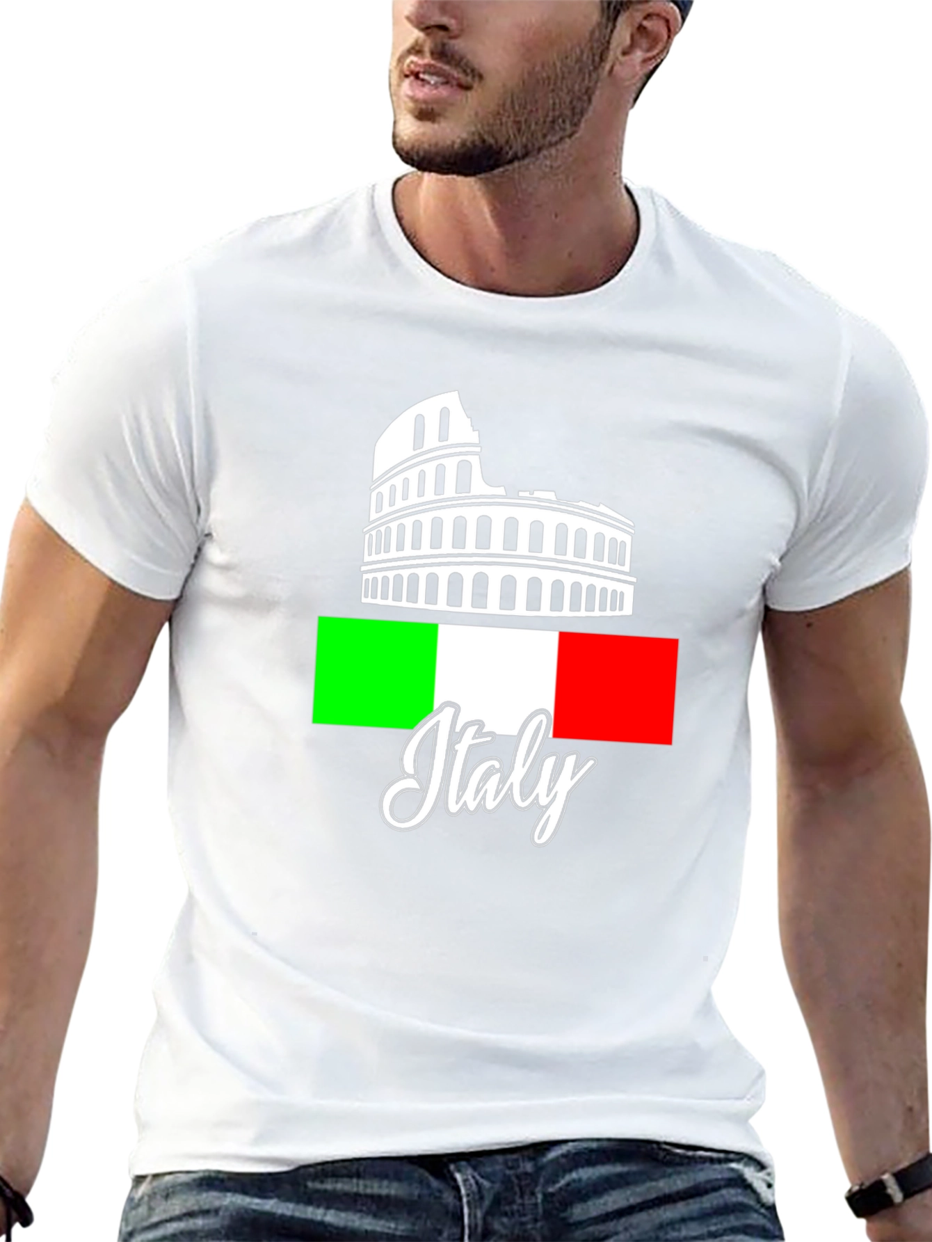 Italy Colosseum Graphic Tee