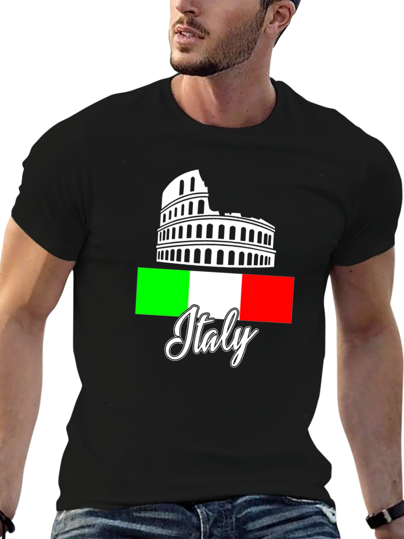 Italy Colosseum Graphic Tee