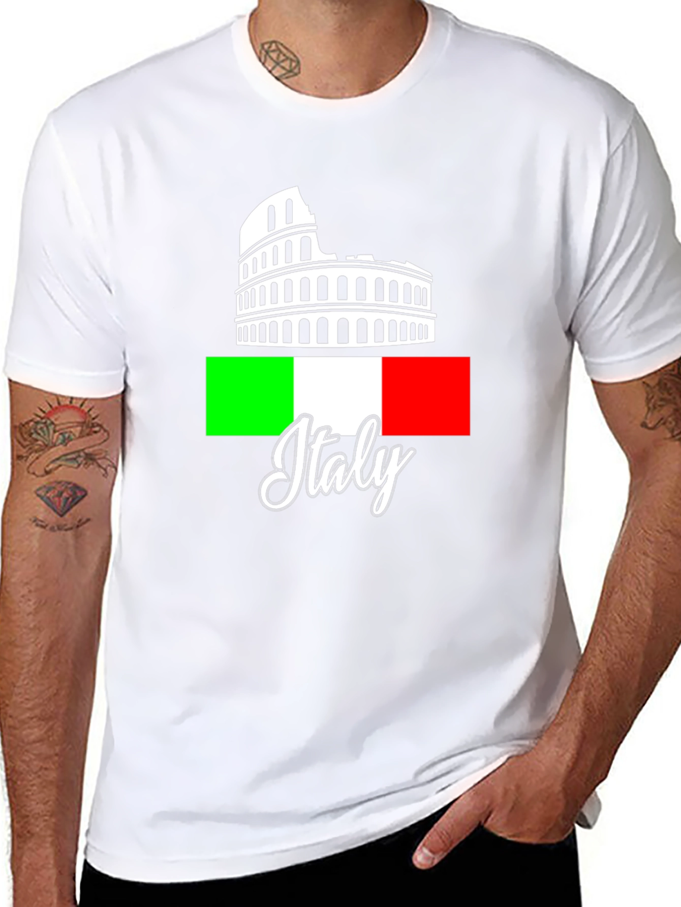 Italy Colosseum Graphic Tee